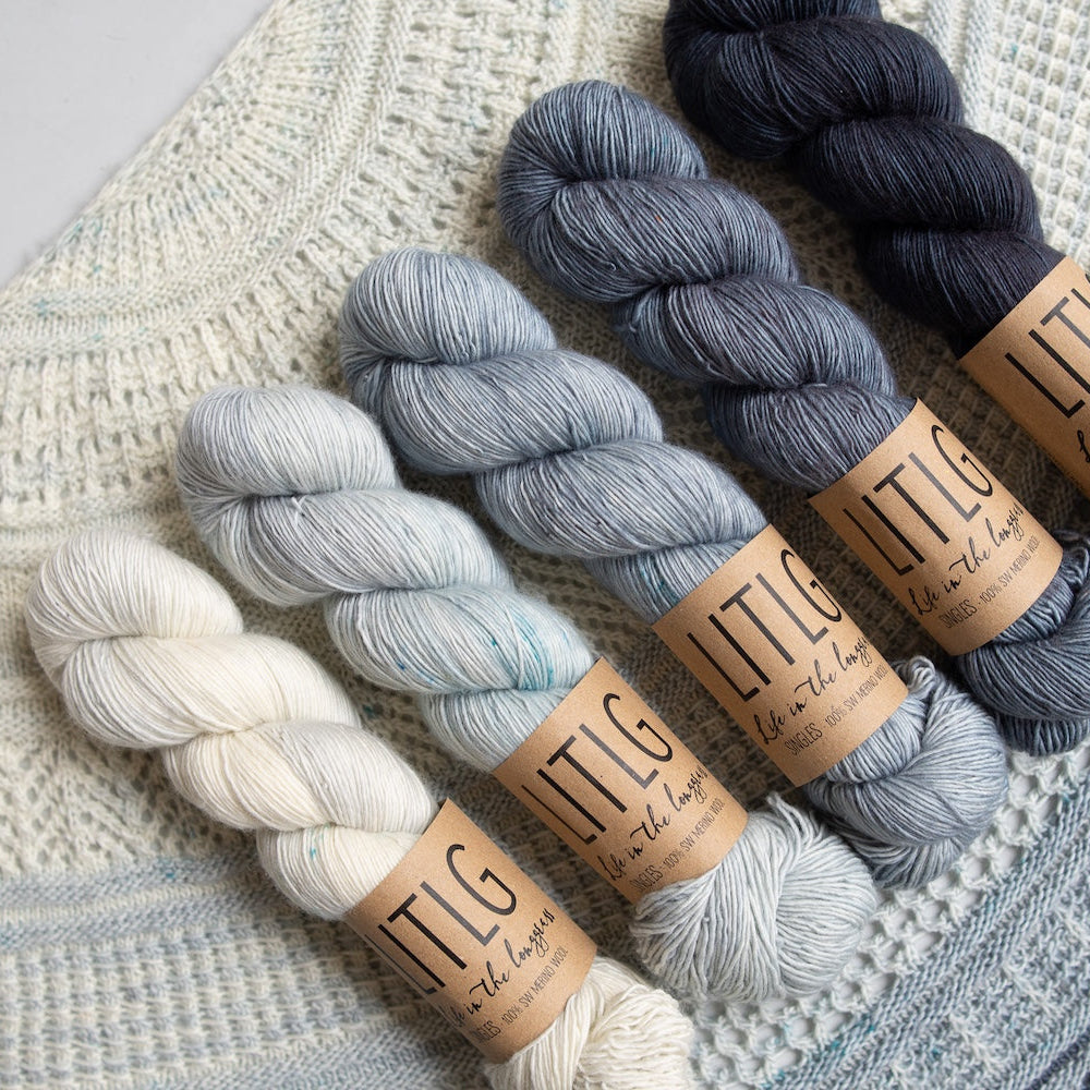 Glittering Snowscape Shawl