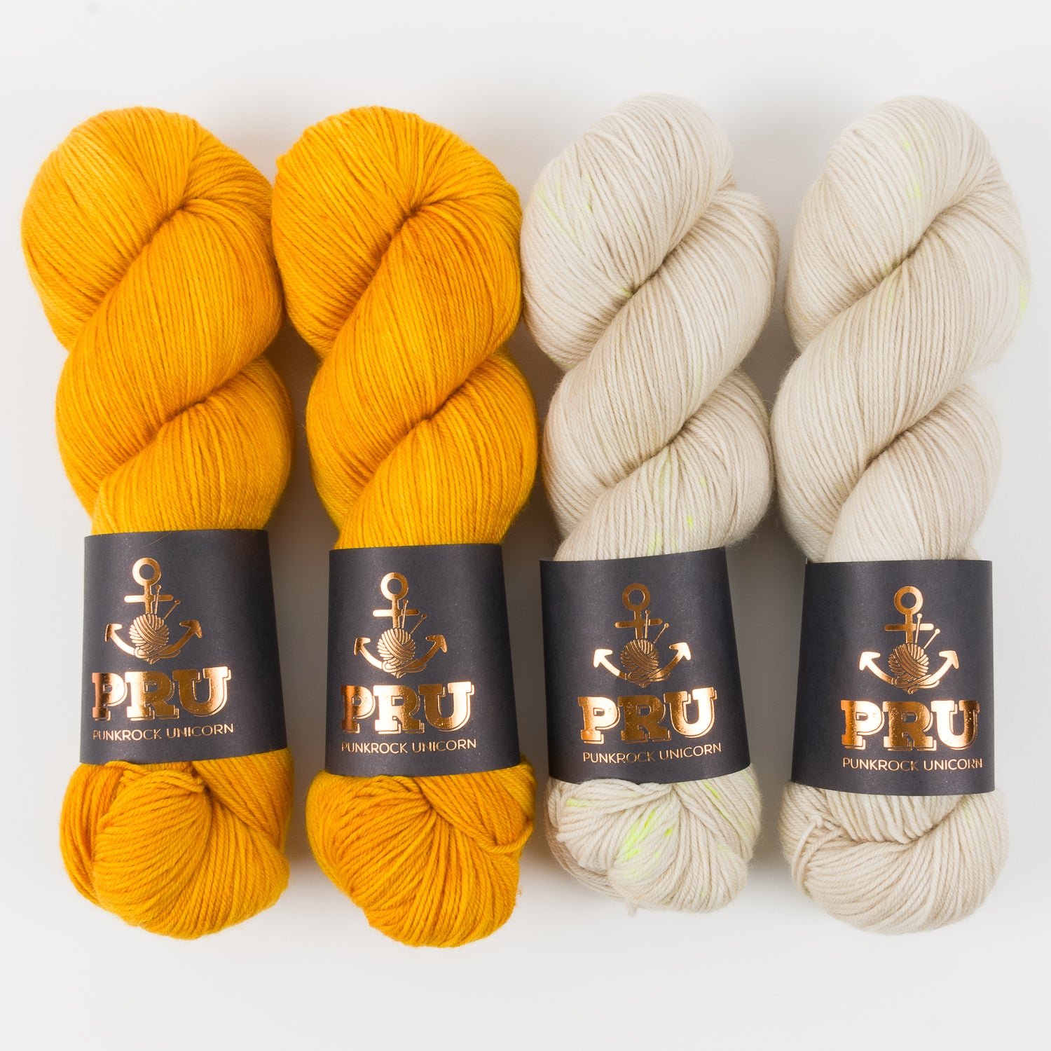 Punk Rock Unicorn HONIG CONTRAST Merino wool Nylon Fingering Quick Kits