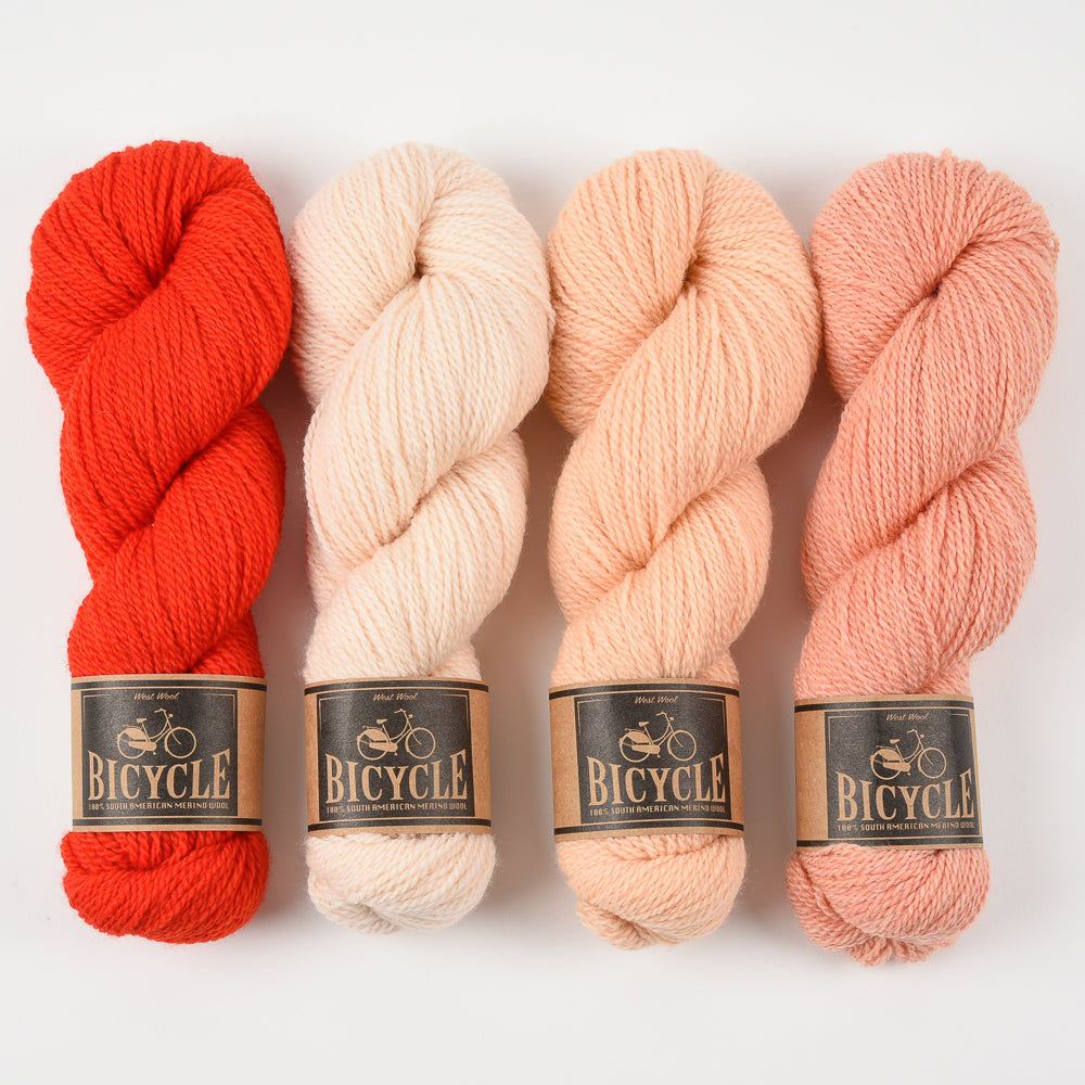 West Wool HOT FISH Merino wool Fingering Quick Kits
