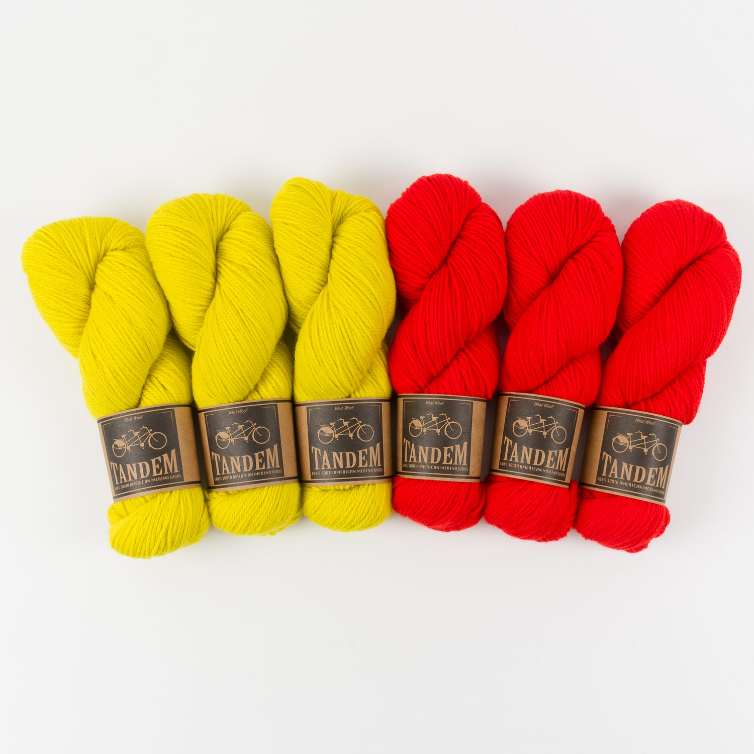 West Wool HOT PRIMARY Merino wool DK Quick Kits