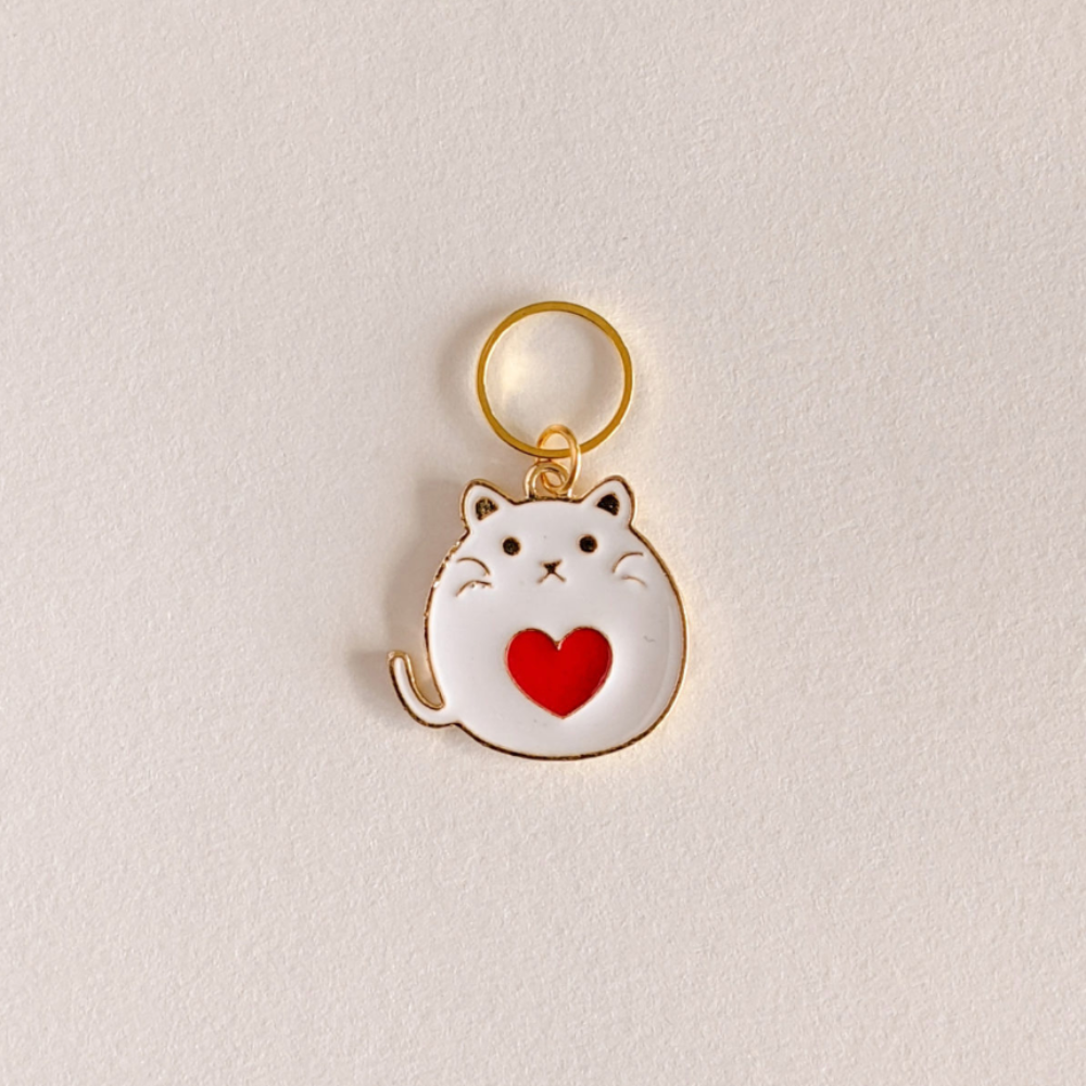 MARKER RINGS - HEART CATS