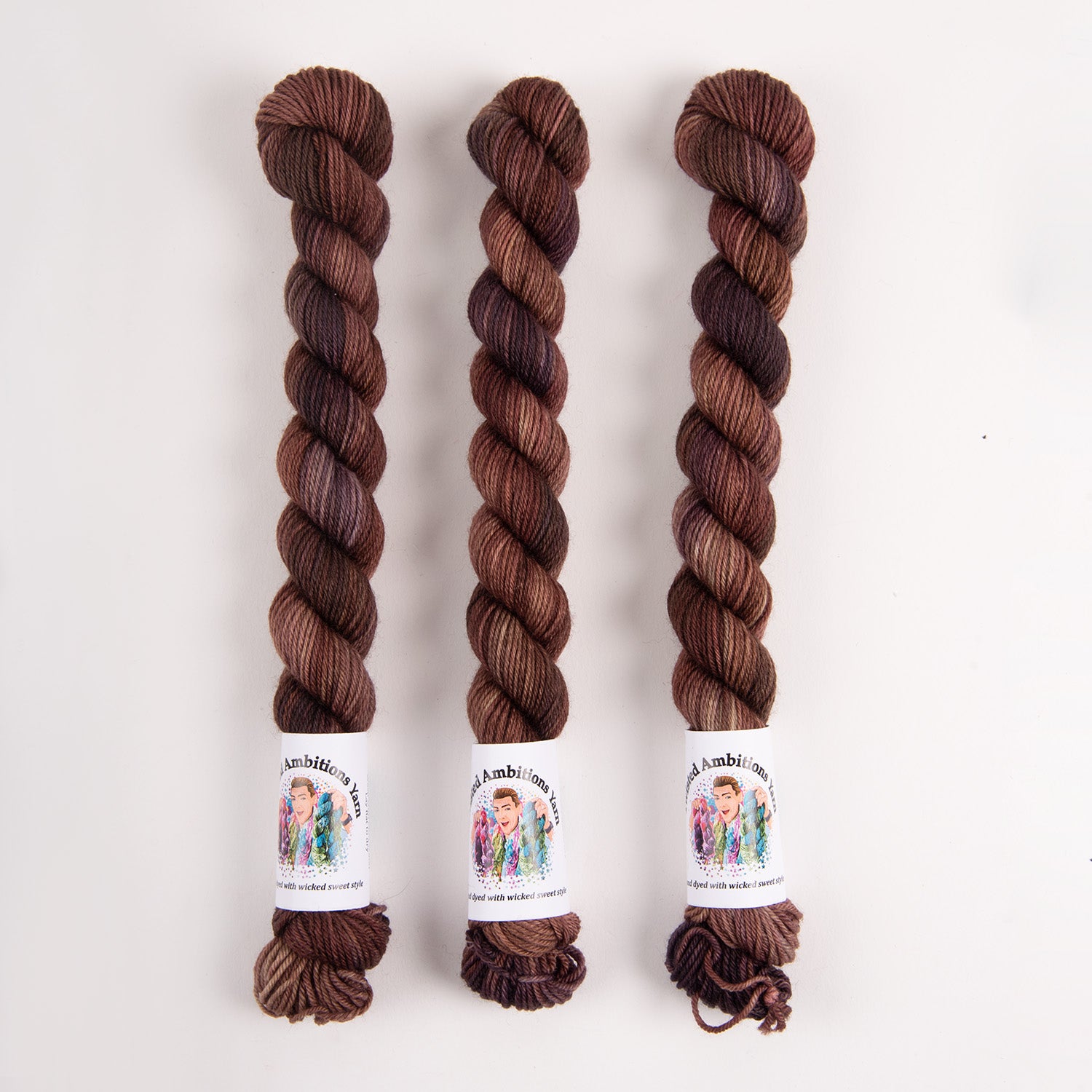 Twisted Ambitions SWEET SOCK MINI - HICKORY brown Yarn