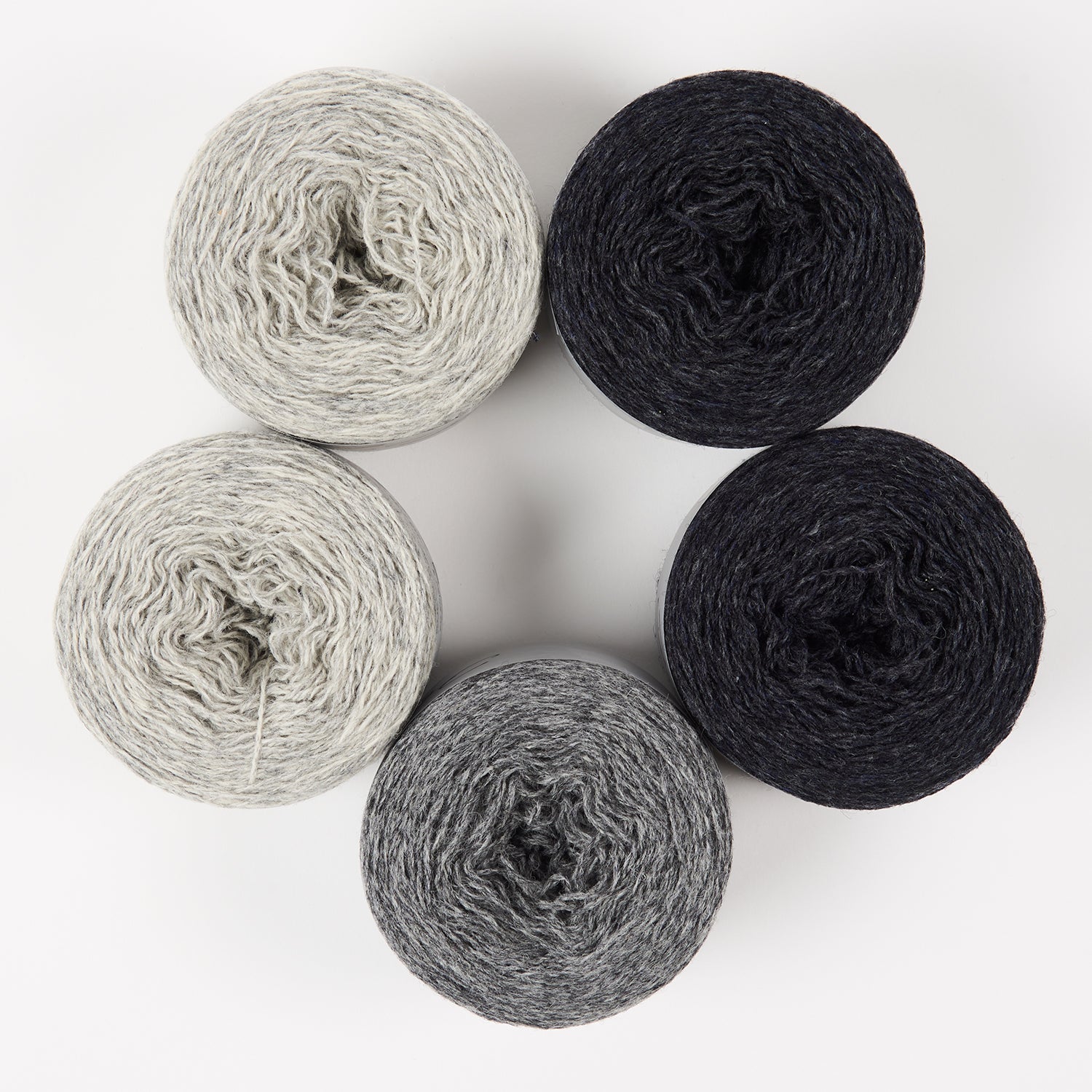 Holst Garn SILVER FLANNEL Merino wool Wool Fingering Quick Kits