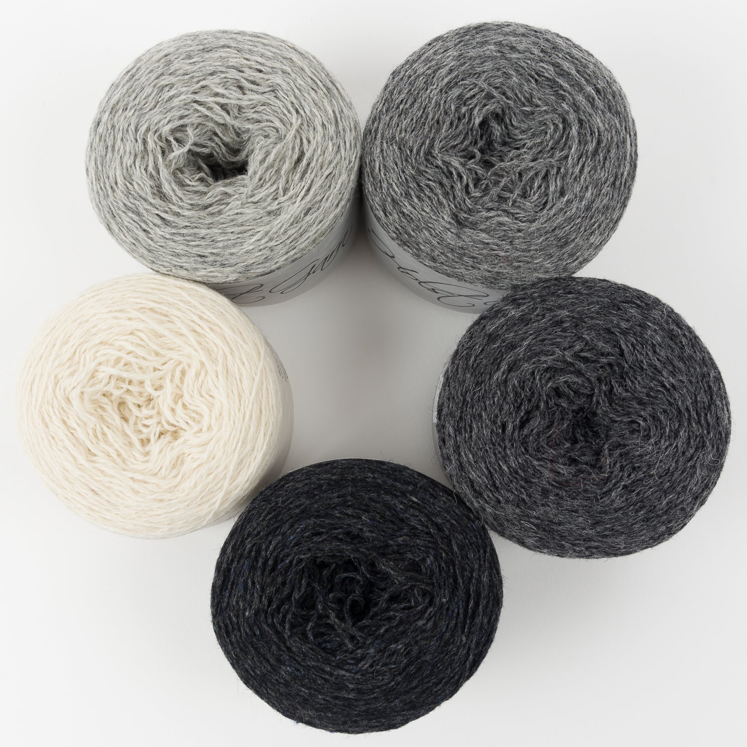 Holst Garn ELEGANT GREY Merino wool Wool Light Fingering Quick Kits