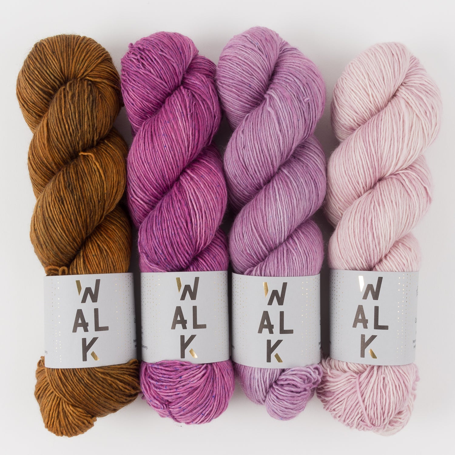 WALK Collection HONEY FLOWER Merino wool Fingering Quick Kits