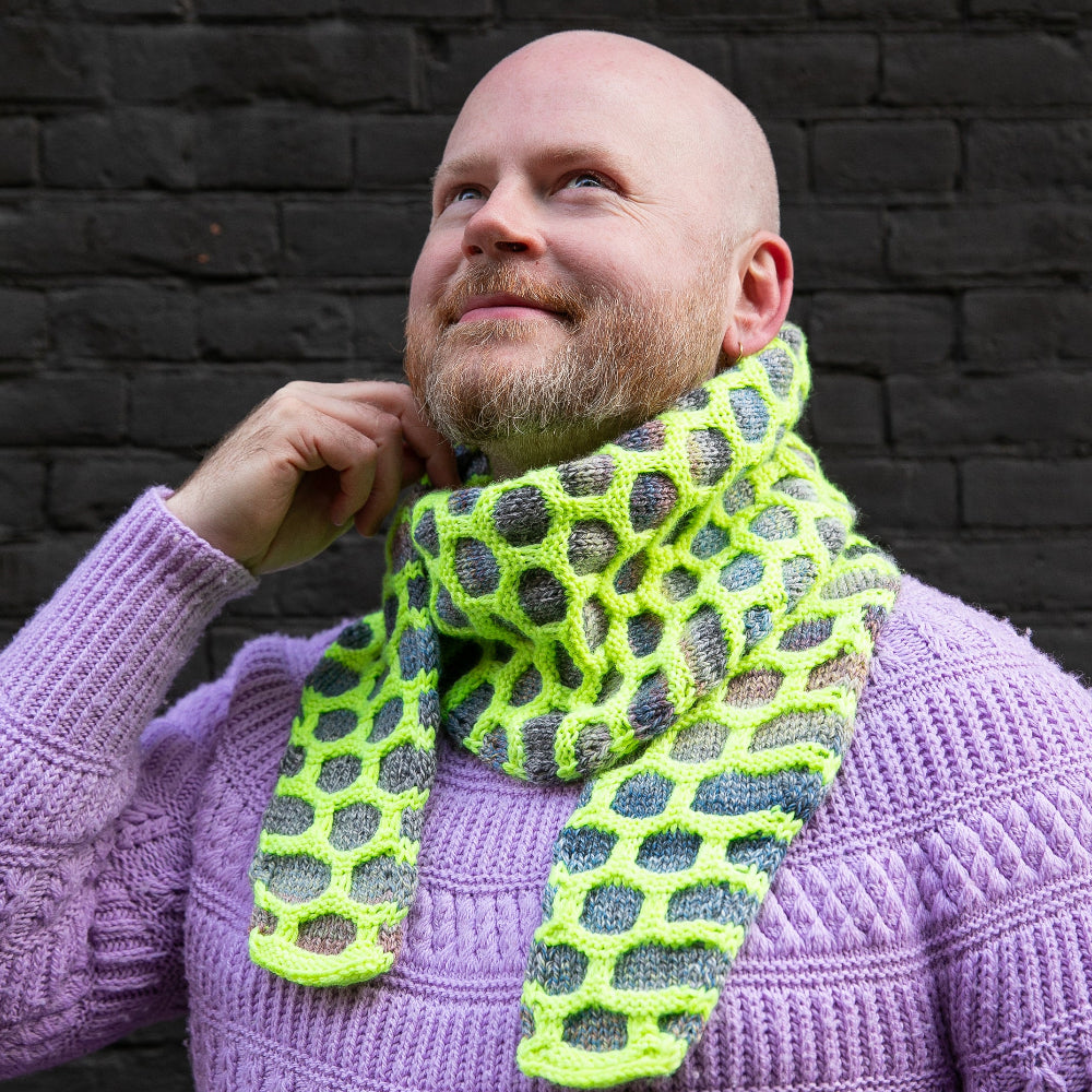 Westknits Patterns HONEYCOMB SCARFLET PATTERN Westknits Pattern