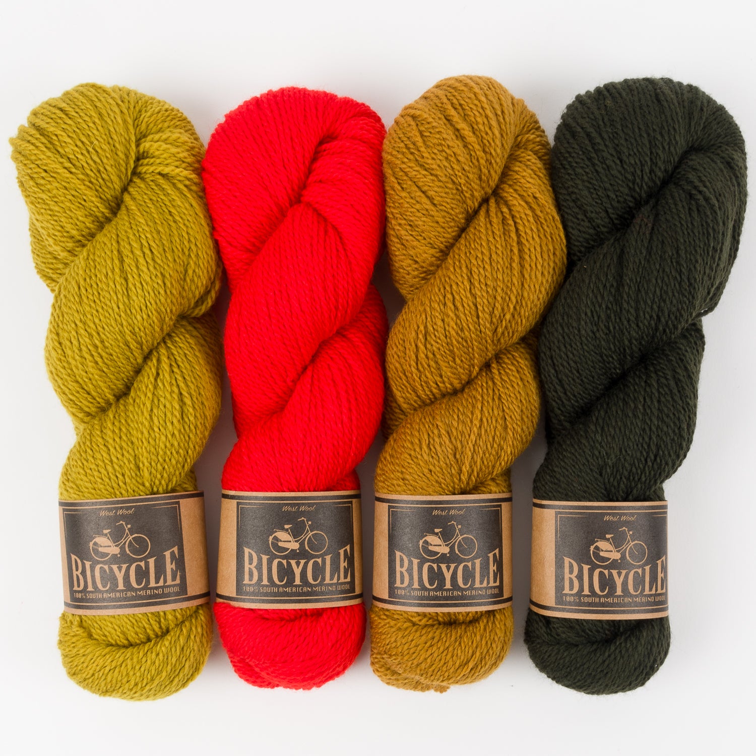 West Wool HOT TIGER Merino wool Fingering Quick Kits