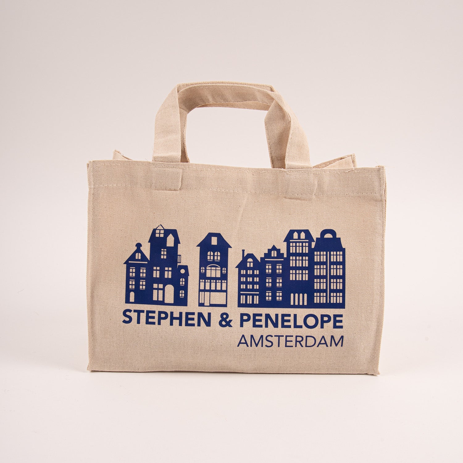 Stephen & Penelope Project Bags STEPHEN & PENELOPE PROJECT BAG - DUTCH HOUSES cream blue Project Bags