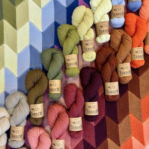 HVAMMSVÍK BLANKET - LANDSCAPE PARALLELOGRAMS