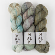 WALK Collection ICY FROST Merino wool Fingering Quick Kits