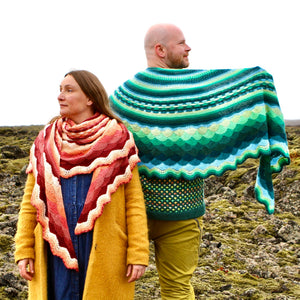 ICELANDSCAPE SHAWL - NORTHERN LIGHTS