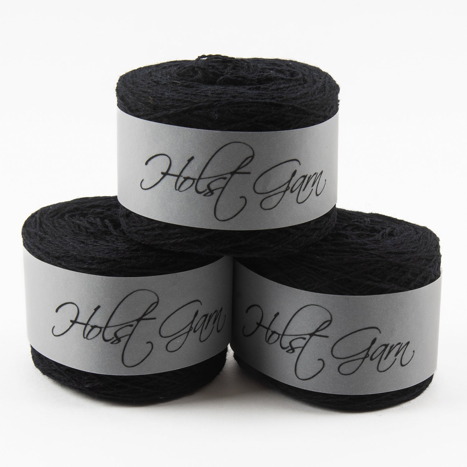 Holst Garn SUPERSOFT - INK Merino wool Wool Fingering black Yarn