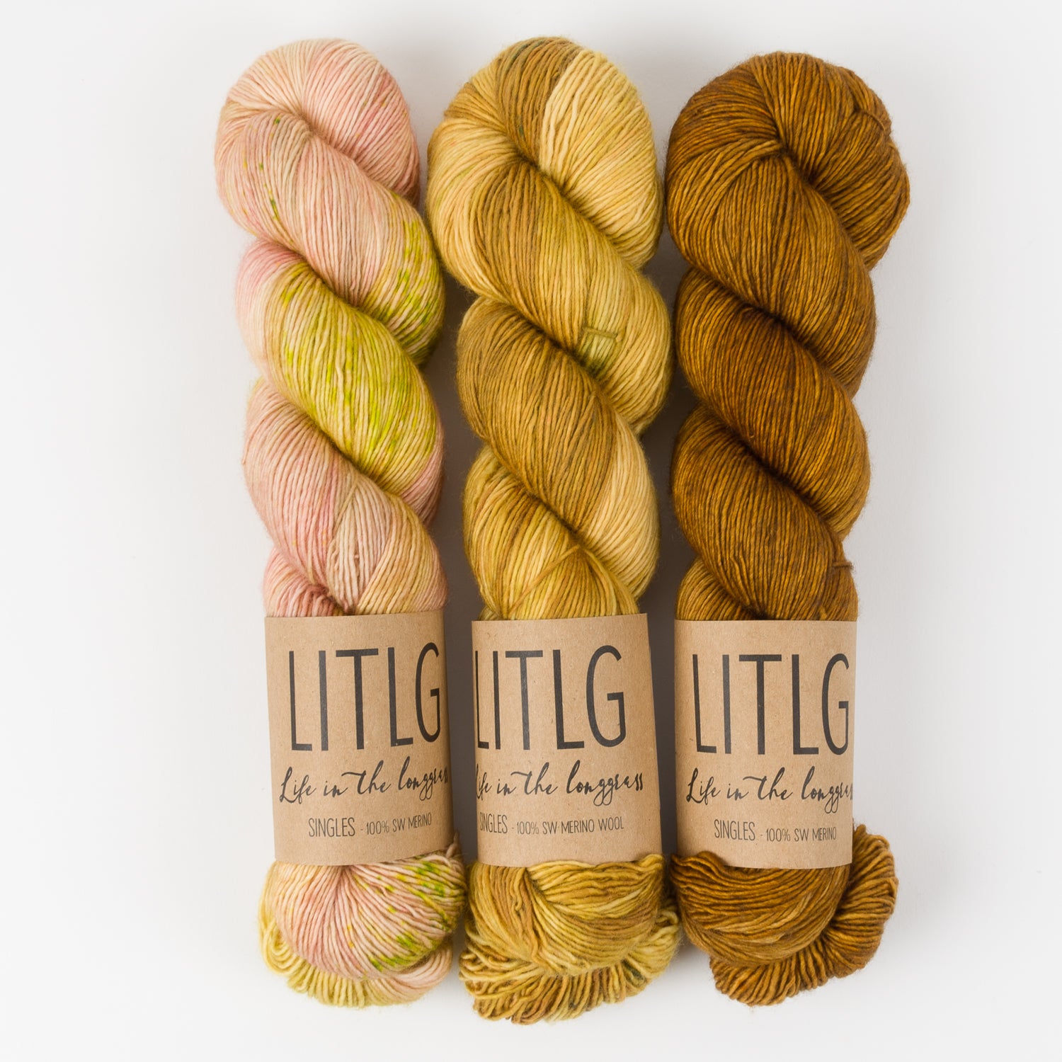 Life in The Long Grass IN THE KILN Merino wool Fingering Quick Kits