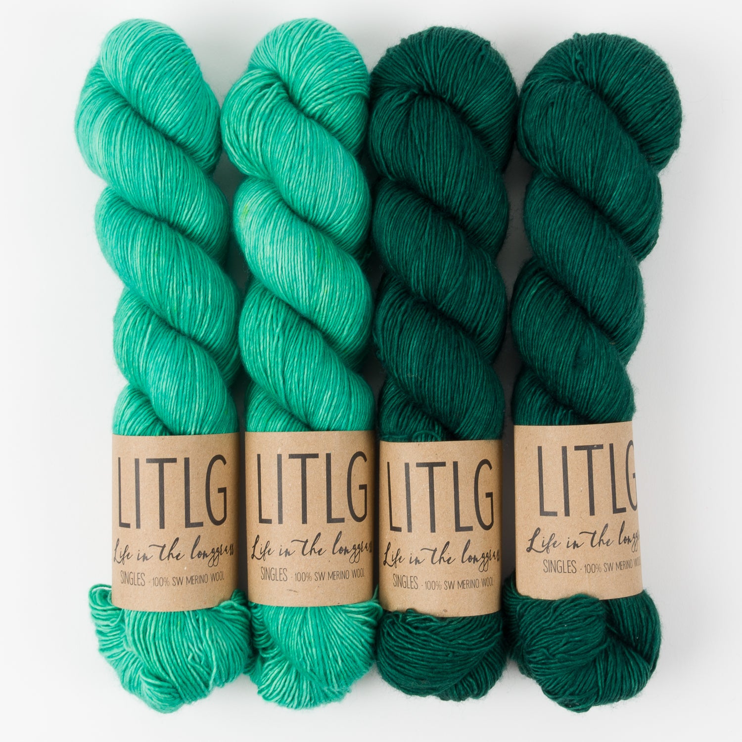 Life in The Long Grass IONIAN WOLVES Merino wool Fingering Quick Kits