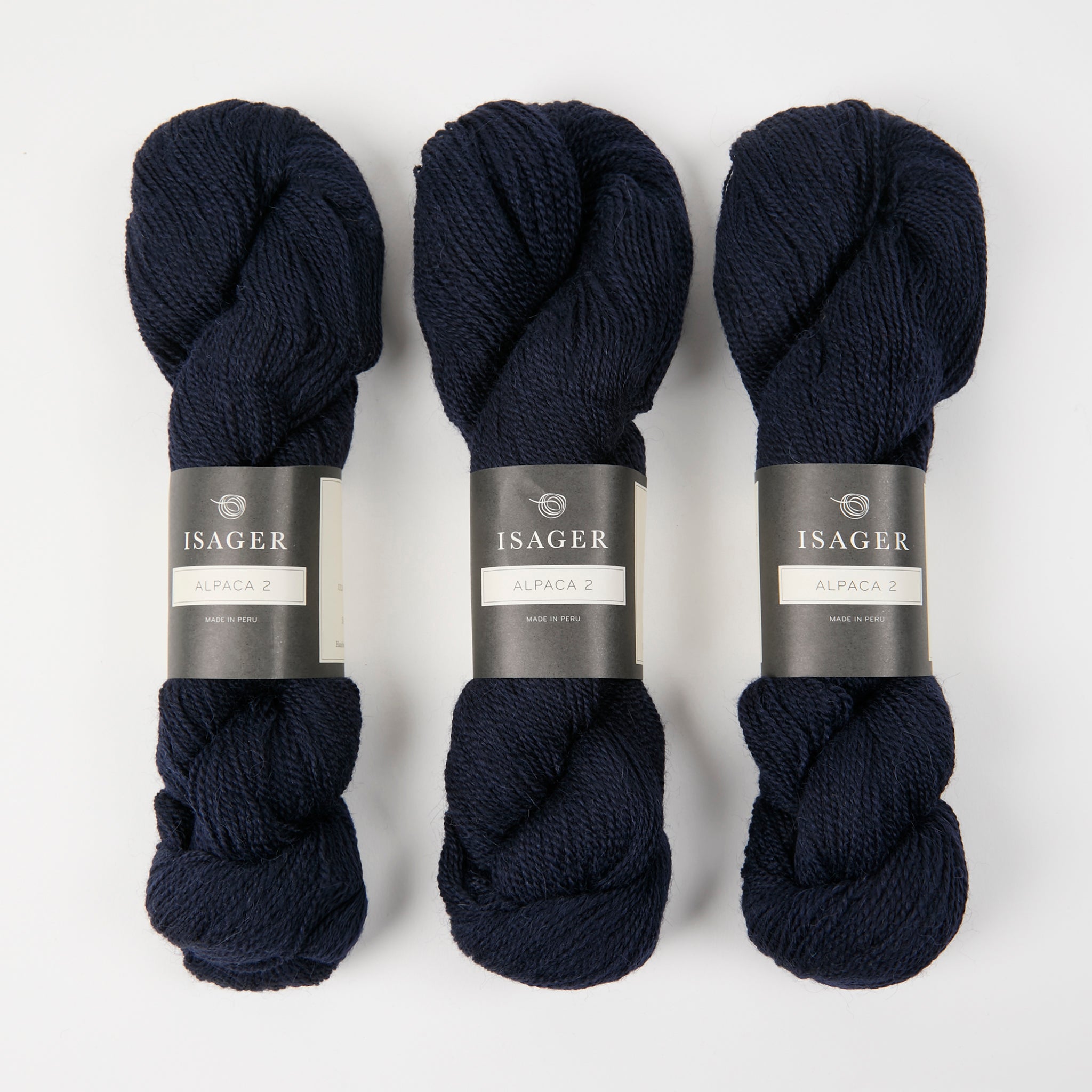 Isager ISAGER ALPACA 2 - 100 Alpaca Wool Fingering blue Yarn
