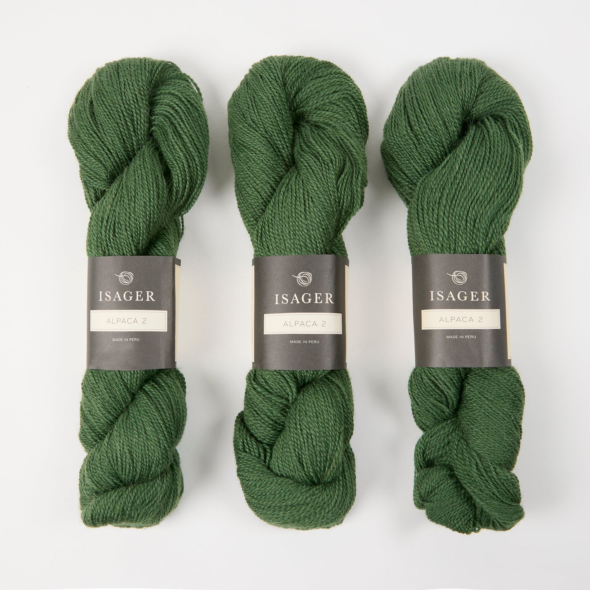 Isager ISAGER ALPACA 2 - 56 Alpaca Wool Fingering green Yarn