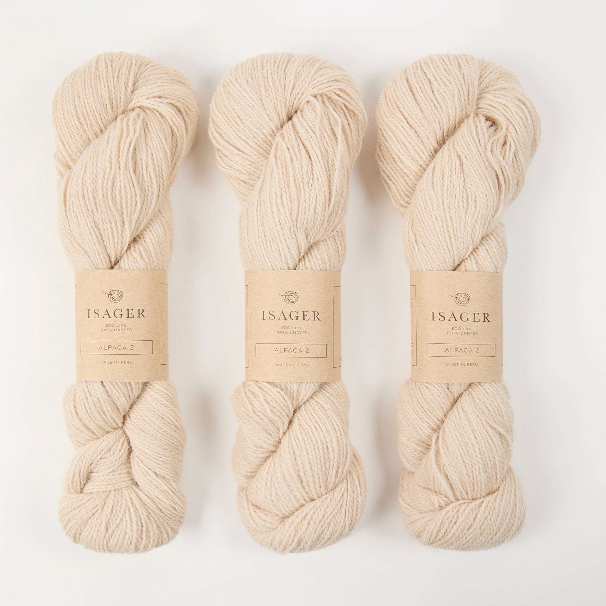 Isager ISAGER ALPACA 2 - E6s Alpaca Wool Fingering cream Yarn