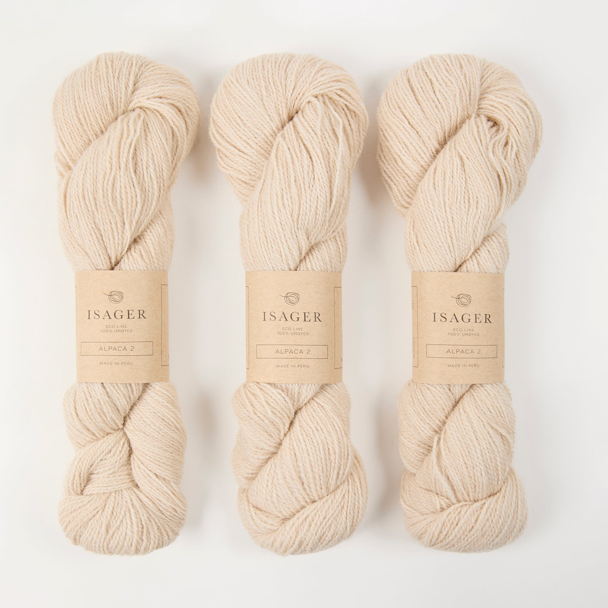 Isager ISAGER ALPACA 2 - E6s Alpaca Wool Fingering cream Yarn