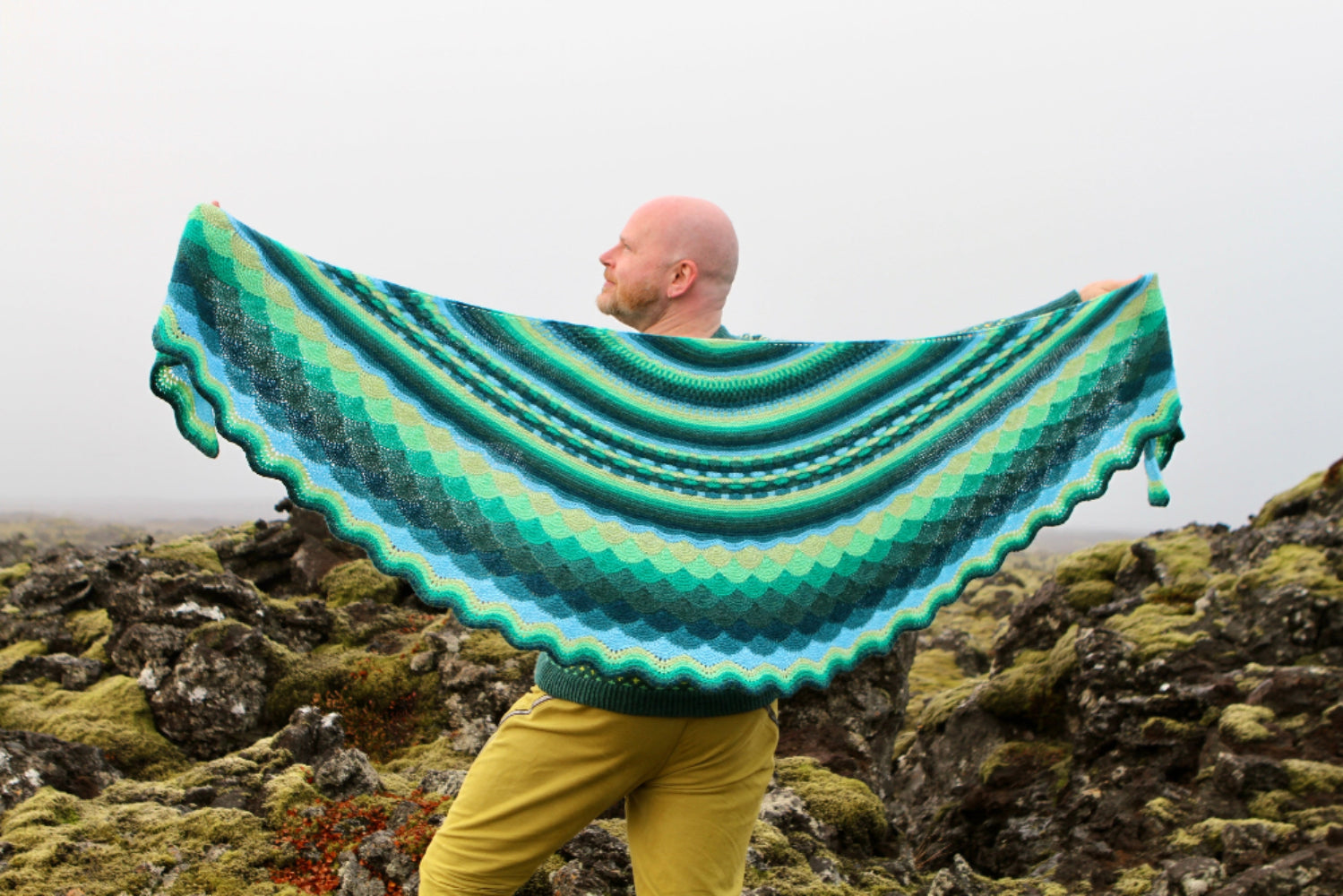 ICELANDSCAPE SHAWL PATTERN