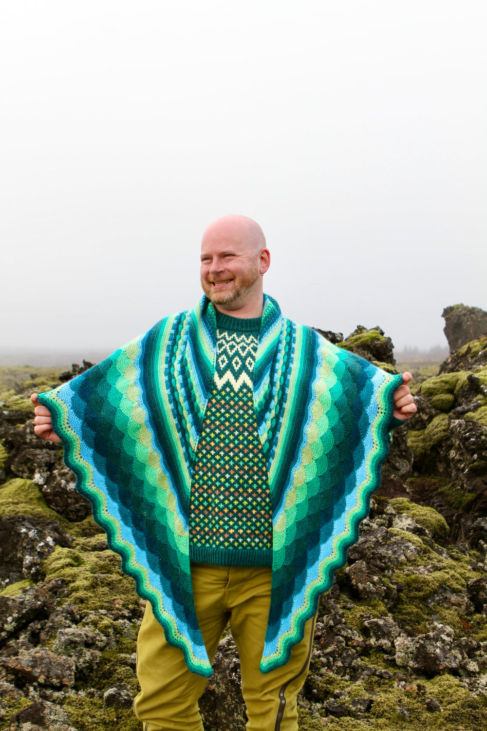 ICELANDSCAPE SHAWL PATTERN