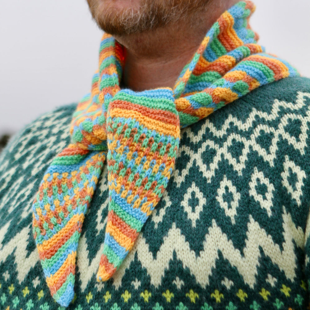 ICELANDSCAPE SCARFLET - MINTY GRAPEFRUIT