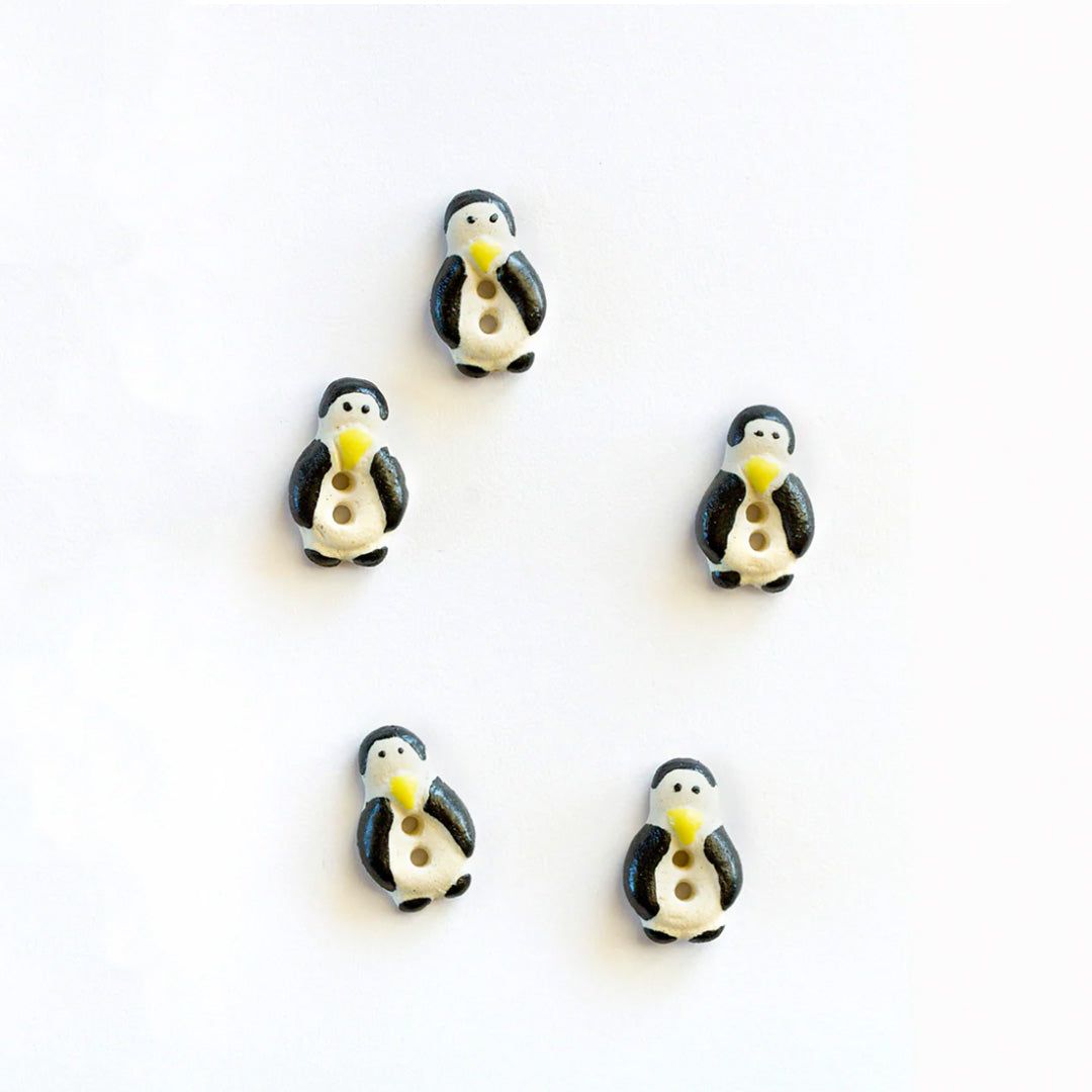Incomparable Buttons PENGUINS BUTTONS Button