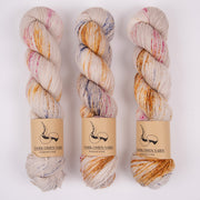 Dark Omen Yarn MERINO SOCK - INQUISITOR Merino wool Nylon Fingering multicolour cream Yarn