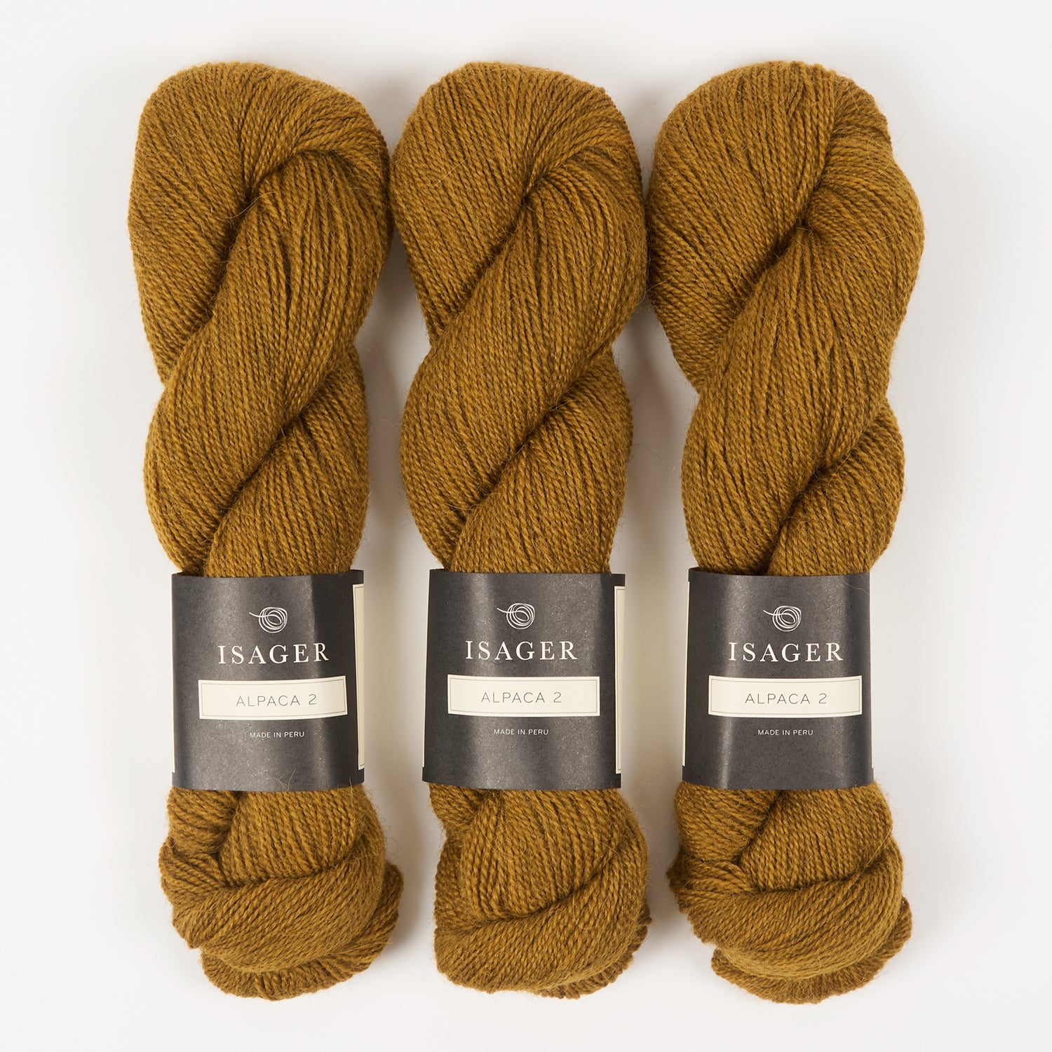 Isager ISAGER ALPACA 2 - 3 Alpaca Wool Fingering yellow Yarn