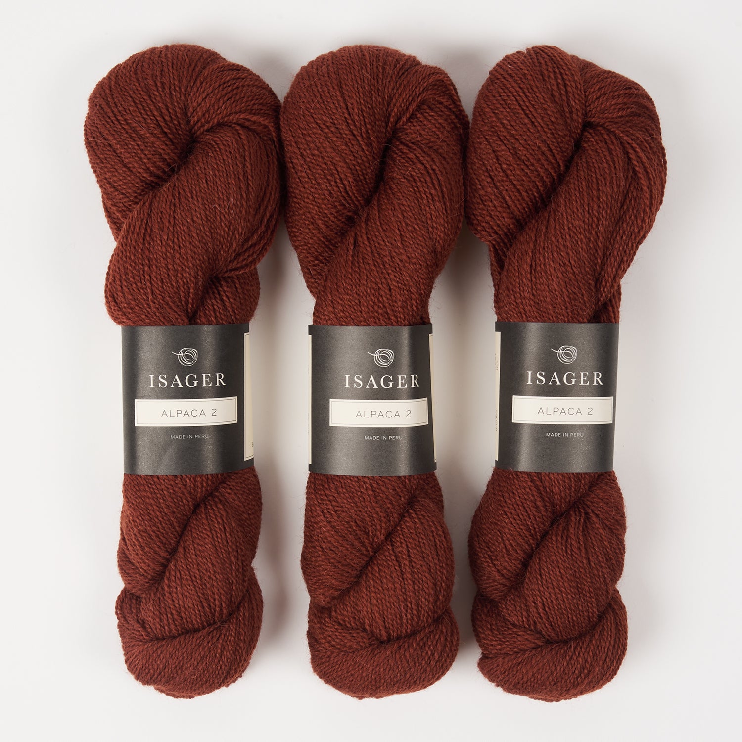 Isager ISAGER ALPACA 2 - 33 Alpaca Wool Fingering brown Yarn
