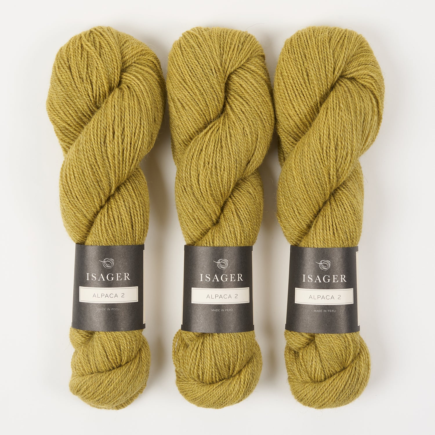 Isager ISAGER ALPACA 2 - 40 Alpaca Wool Fingering green Yarn