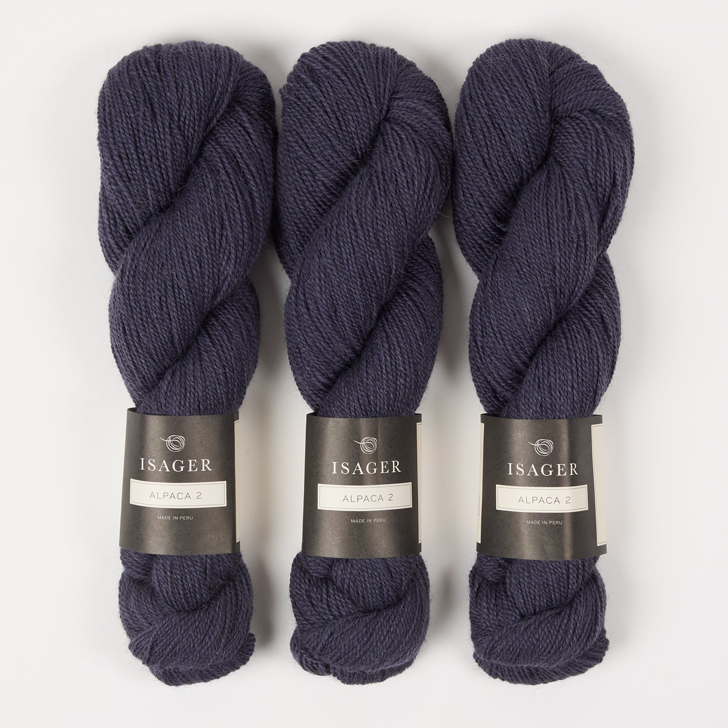 Isager ISAGER ALPACA 2 - 47 Alpaca Wool Fingering blue Yarn