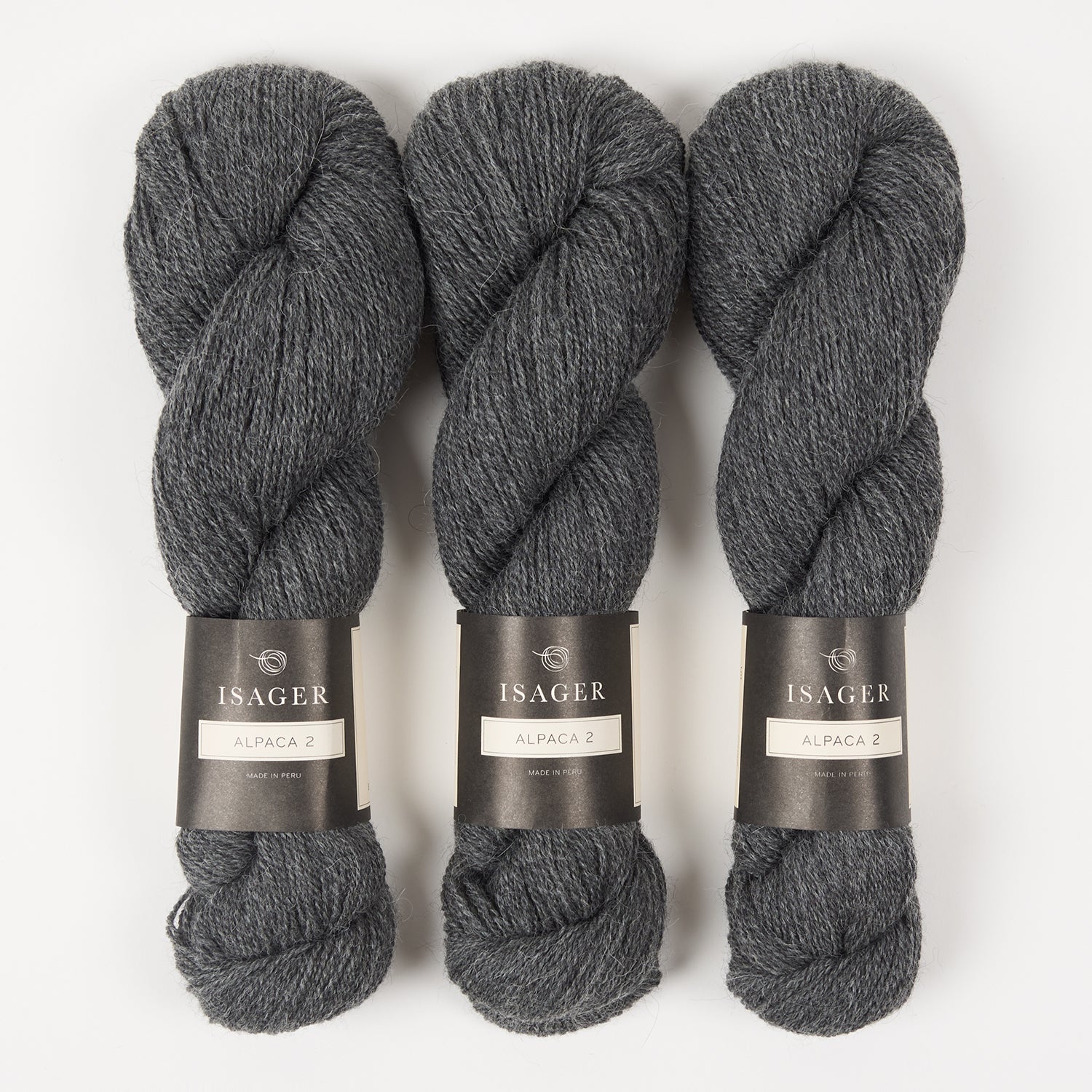 Isager ISAGER ALPACA 2 - 4s Alpaca Wool Fingering grey Yarn