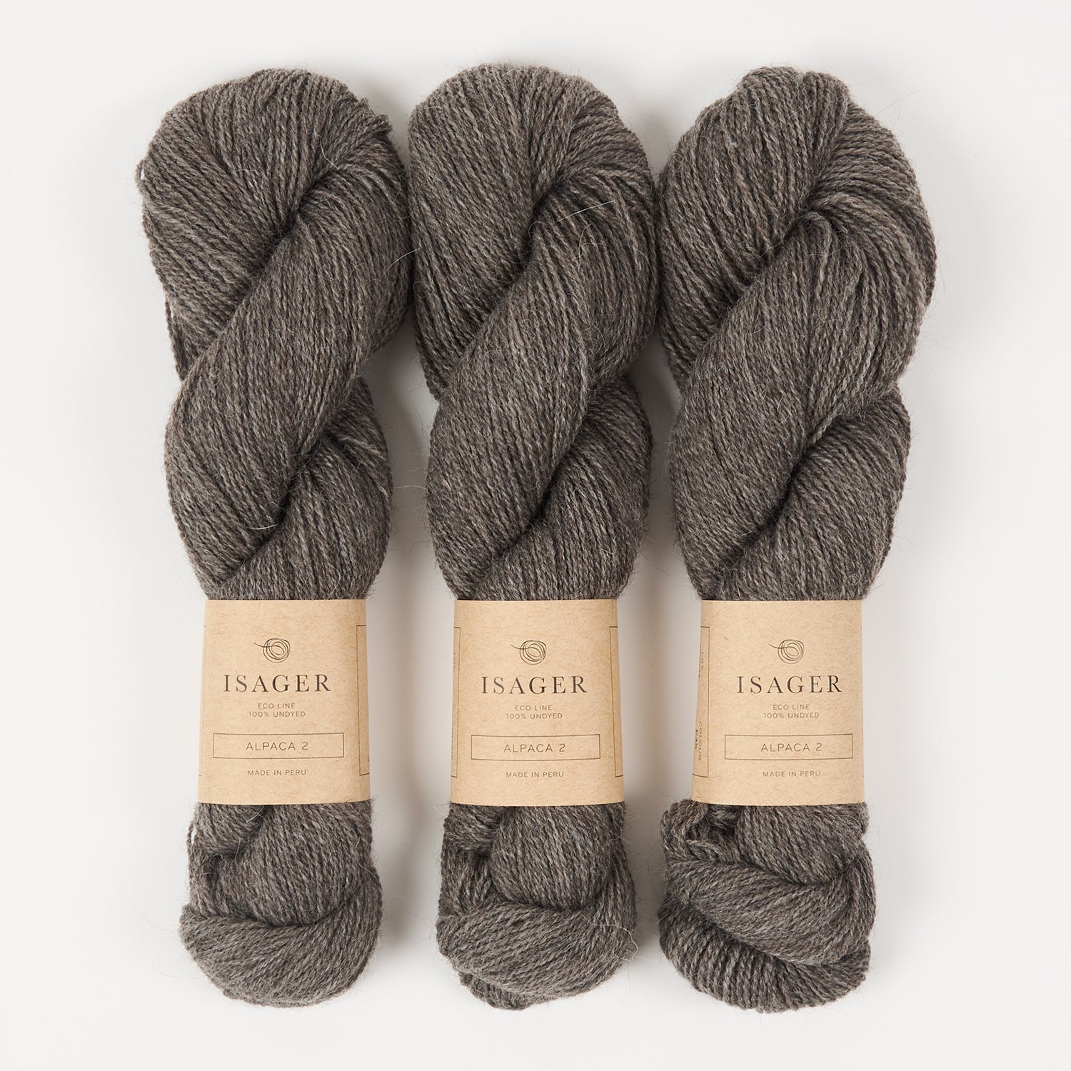 Isager ISAGER ALPACA 2 - E4s Alpaca Wool Fingering gray Yarn