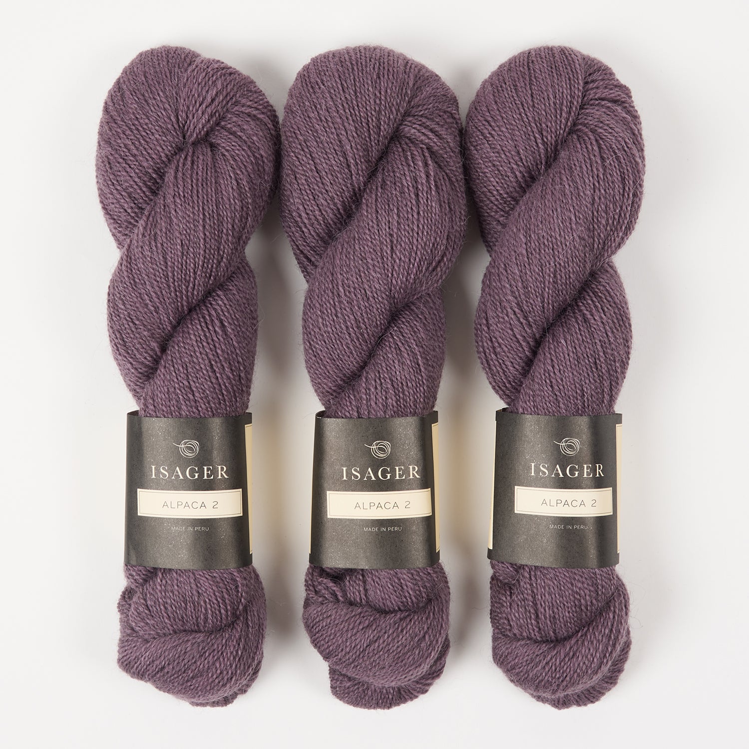Isager ISAGER ALPACA 2 - 52 Alpaca Wool Fingering purple Yarn