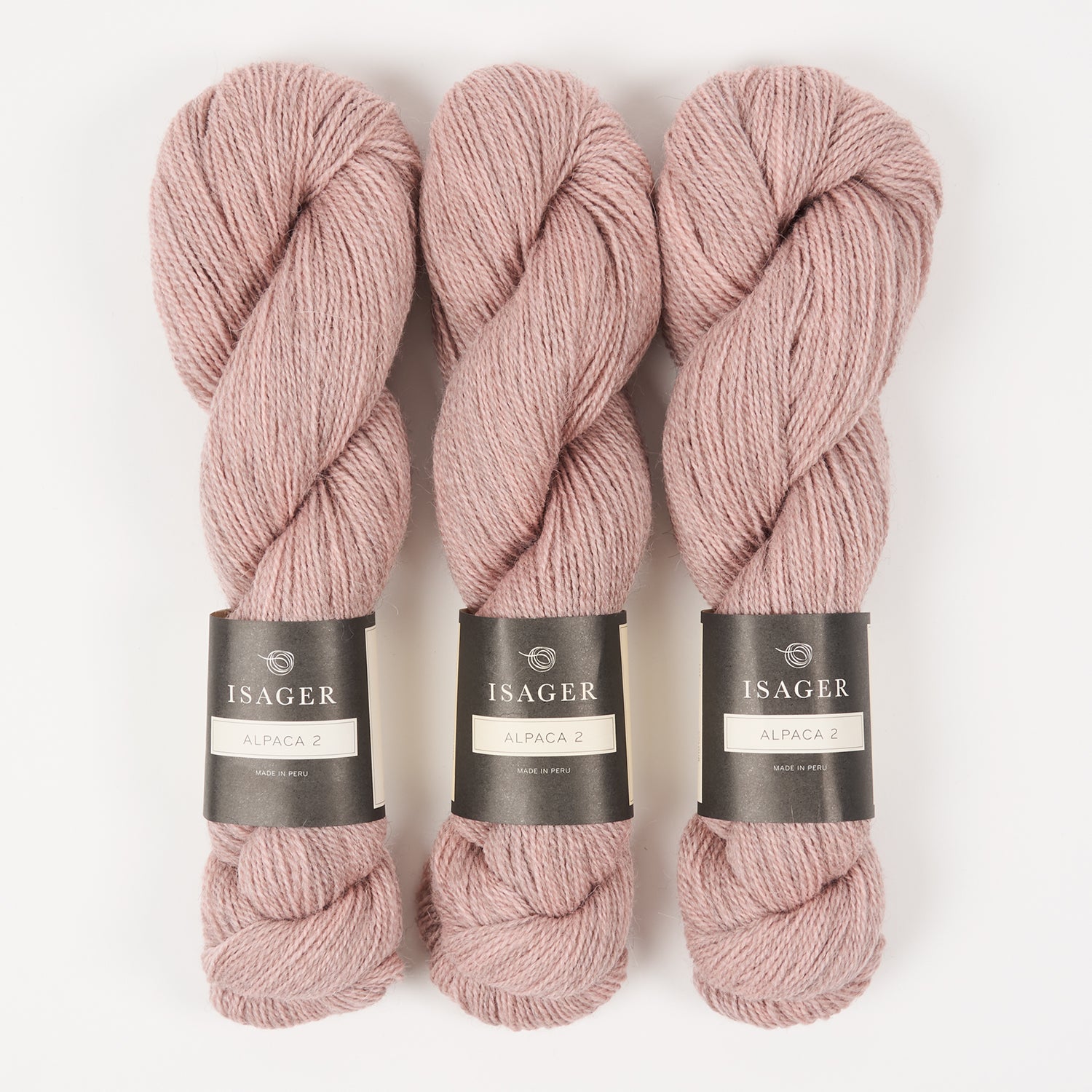 Isager ISAGER ALPACA 2 - 61 Alpaca Wool Fingering pink Yarn