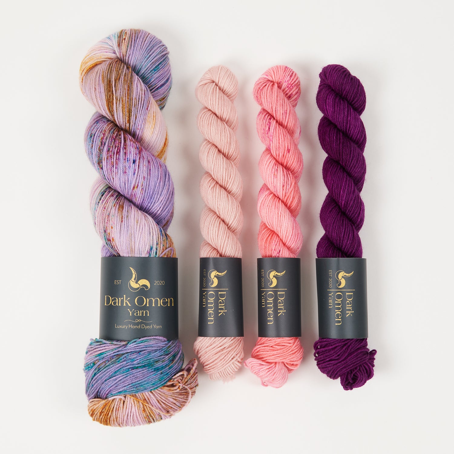 Dark Omen Yarn EMBOSSED JACQUARD SOCKS - INSIGHT SPELL Westknits Kits