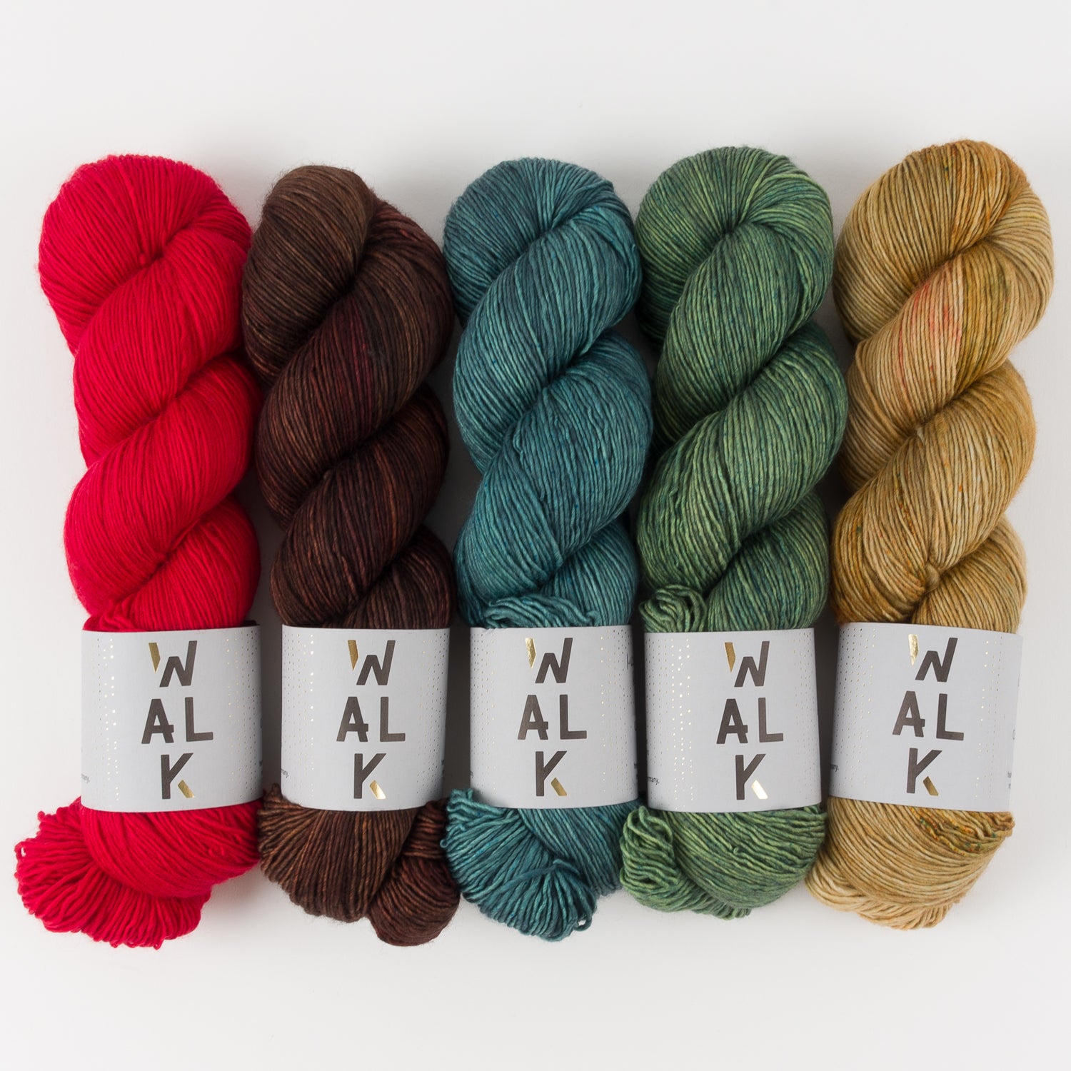WALK Collection JADE CHERRIES Merino wool Fingering Quick Kits