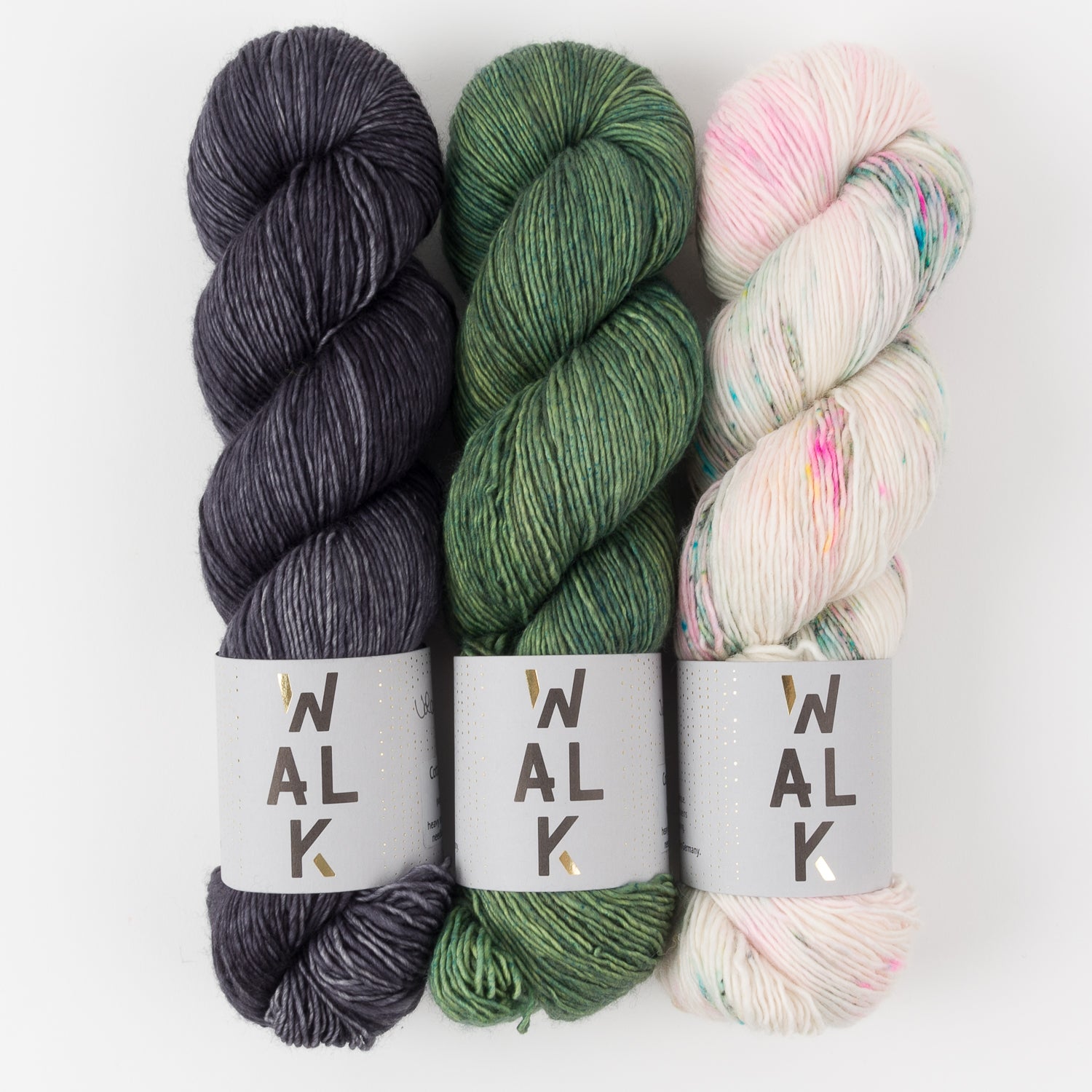 WALK Collection JADE STORM Merino wool Fingering Quick Kits