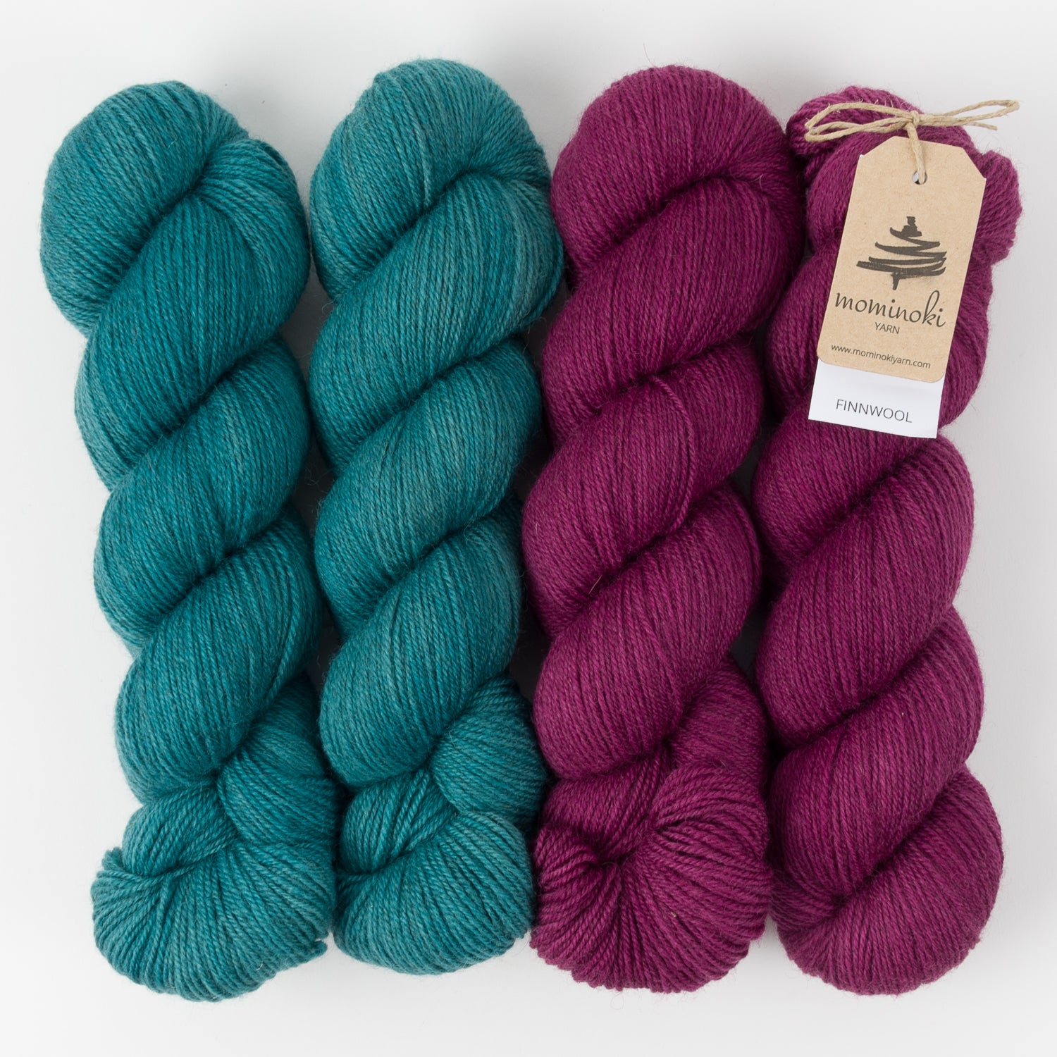Mominoki Yarn HERBAL JEWELS Wool Fingering Quick Kits