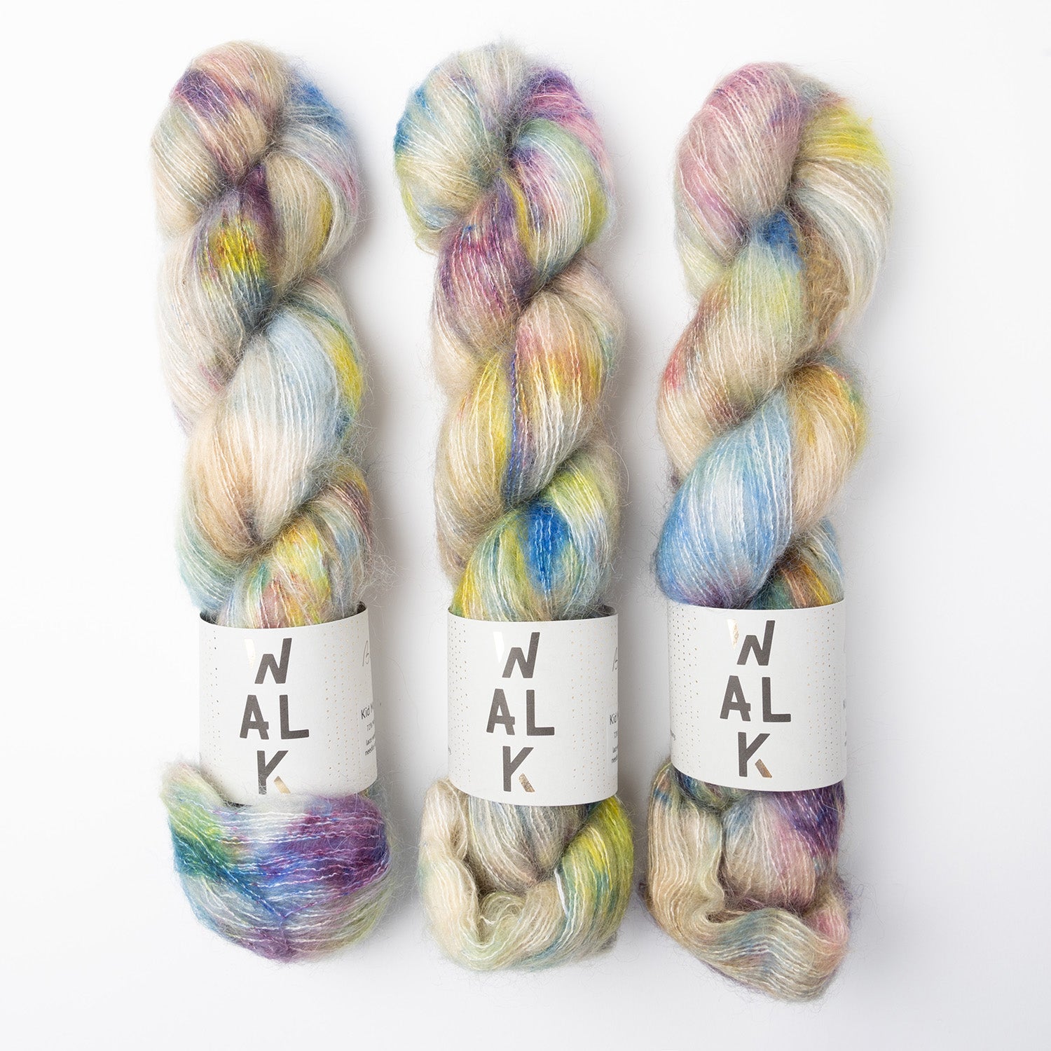 WALK Collection KID MOHAIR LACE - BELIEVE Mohair Silk Lace multicolour Yarn