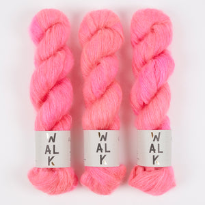 KID MOHAIR LACE - FLAMINGO PINK