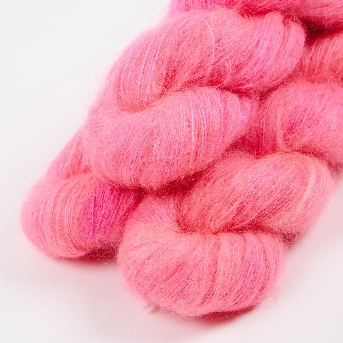 KID MOHAIR LACE - FLAMINGO PINK