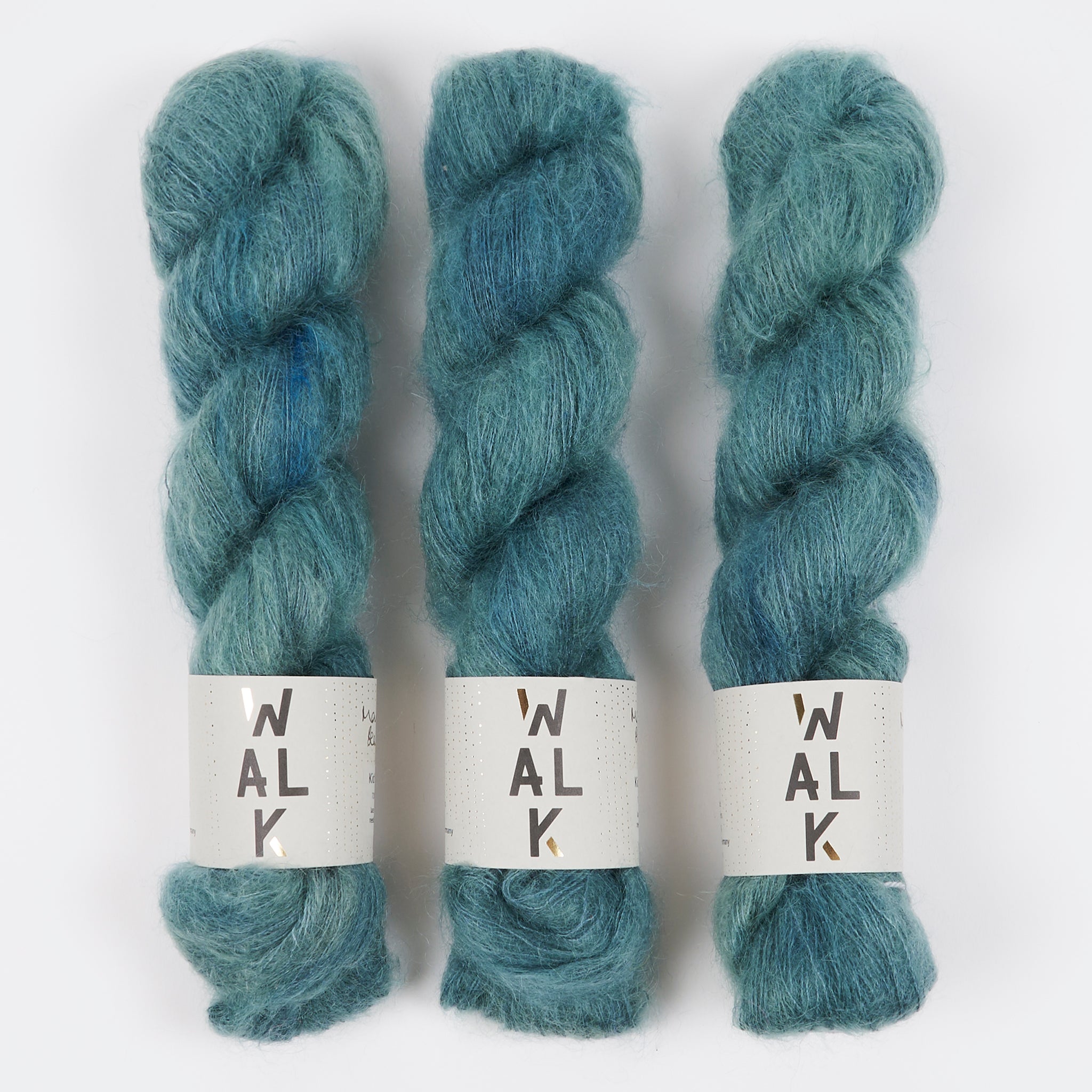 WALK Collection KID MOHAIR LACE - MANHATTAN BEACH WAVE Mohair Silk Lace turquoise Yarn