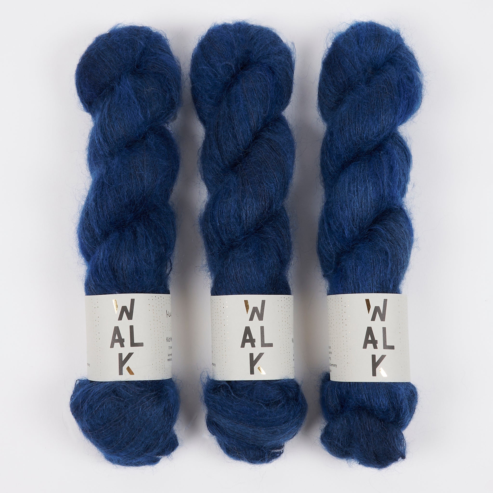 WALK Collection KID MOHAIR LACE - MARINE Mohair Silk Lace blue Yarn