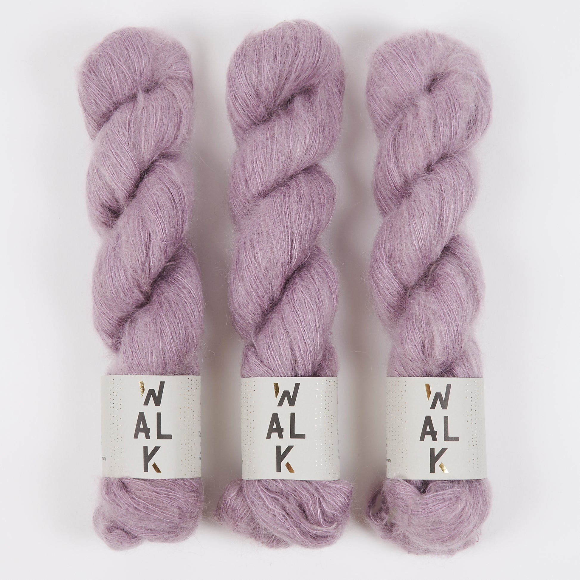 WALK Collection KID MOHAIR LACE - SECRET Mohair Silk Lace purple Yarn