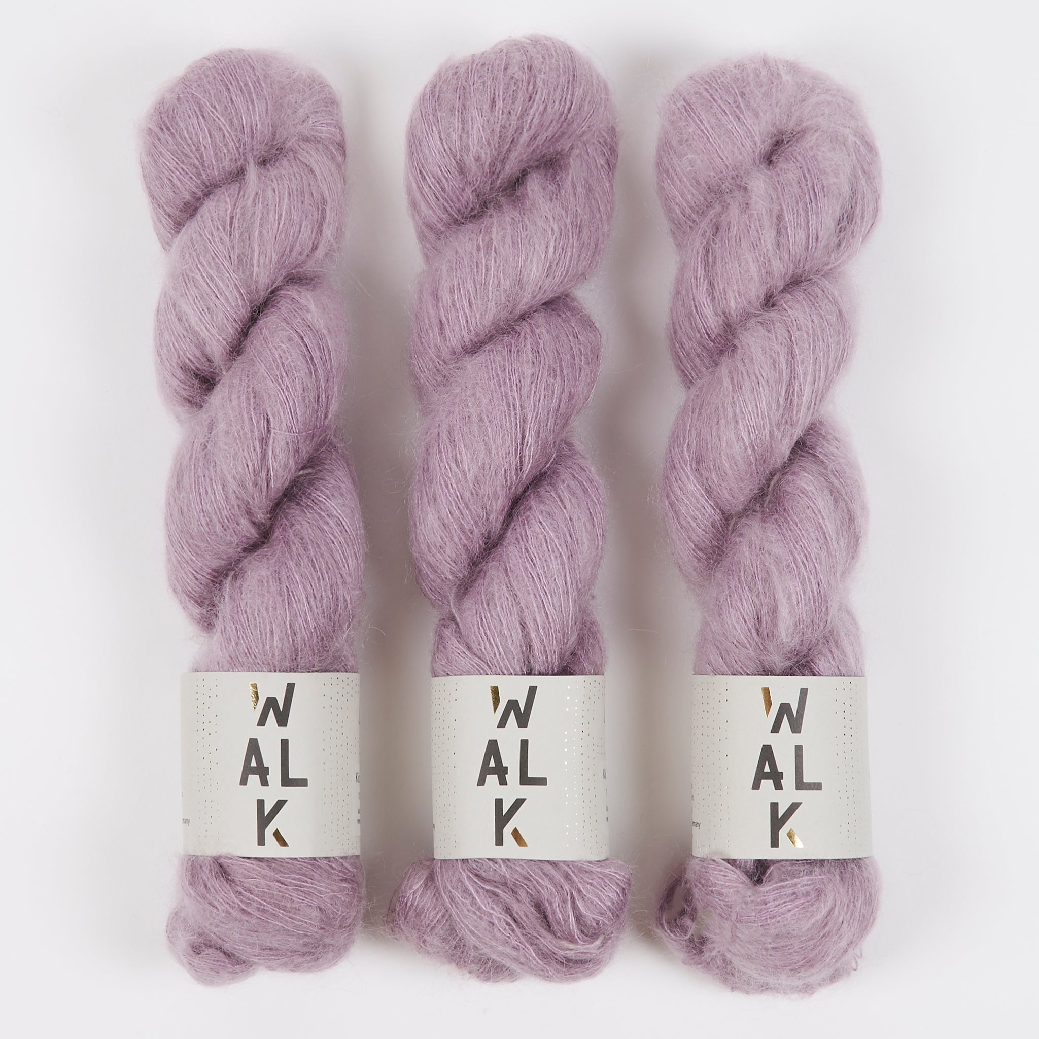 WALK Collection KID MOHAIR LACE - SECRET Mohair Silk Lace purple Yarn