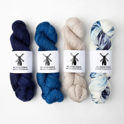 Bresni's Wool VEENDAM KIT - DELFTS BLUE Merino wool Nylon Fingering Quick Kits