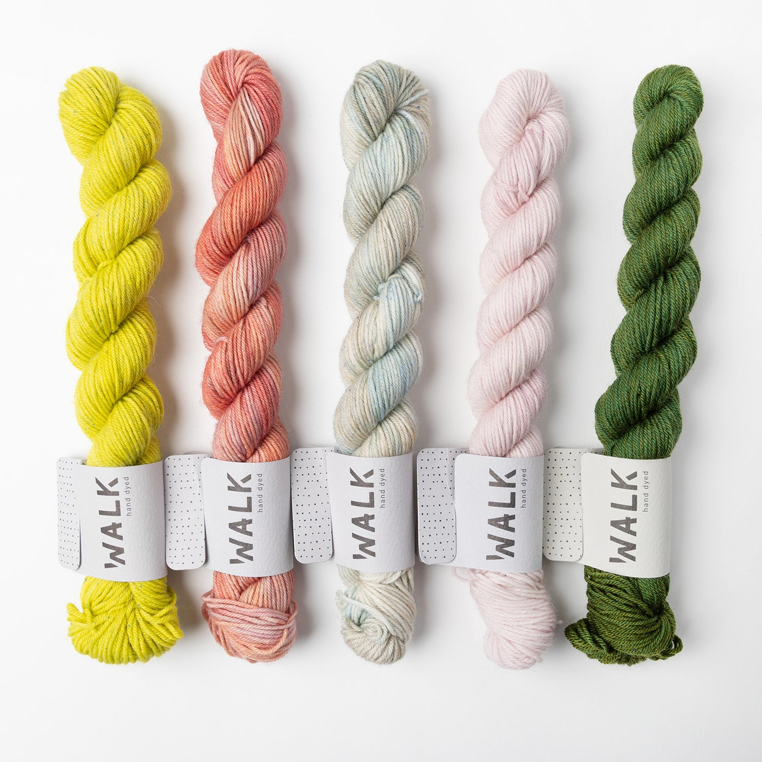 WALK Collection WESTKNITS KIT - CHARTREUSE MINIS multicolour Westknits Kits