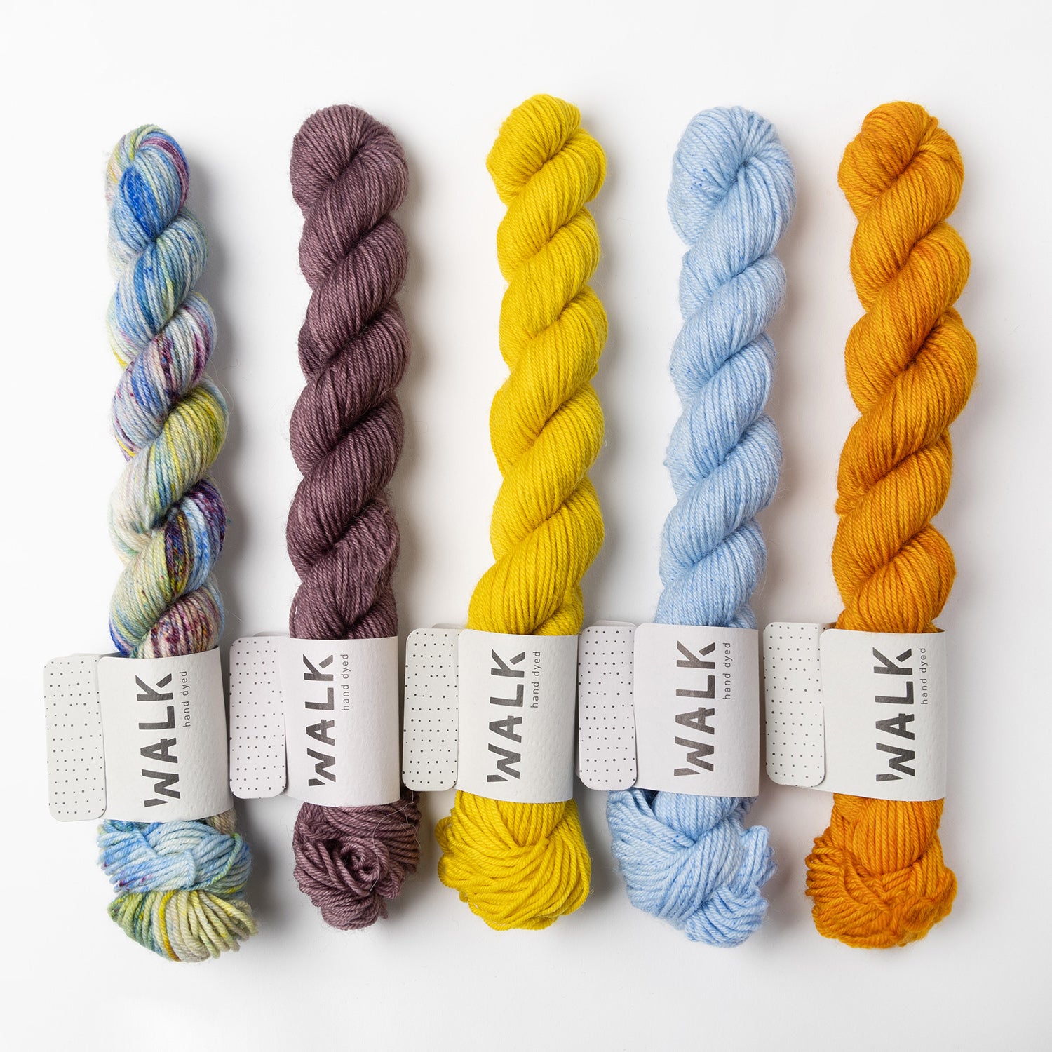 WALK Collection WESTKNITS KIT - GOLDENROD MINIS multicolour Westknits Kits