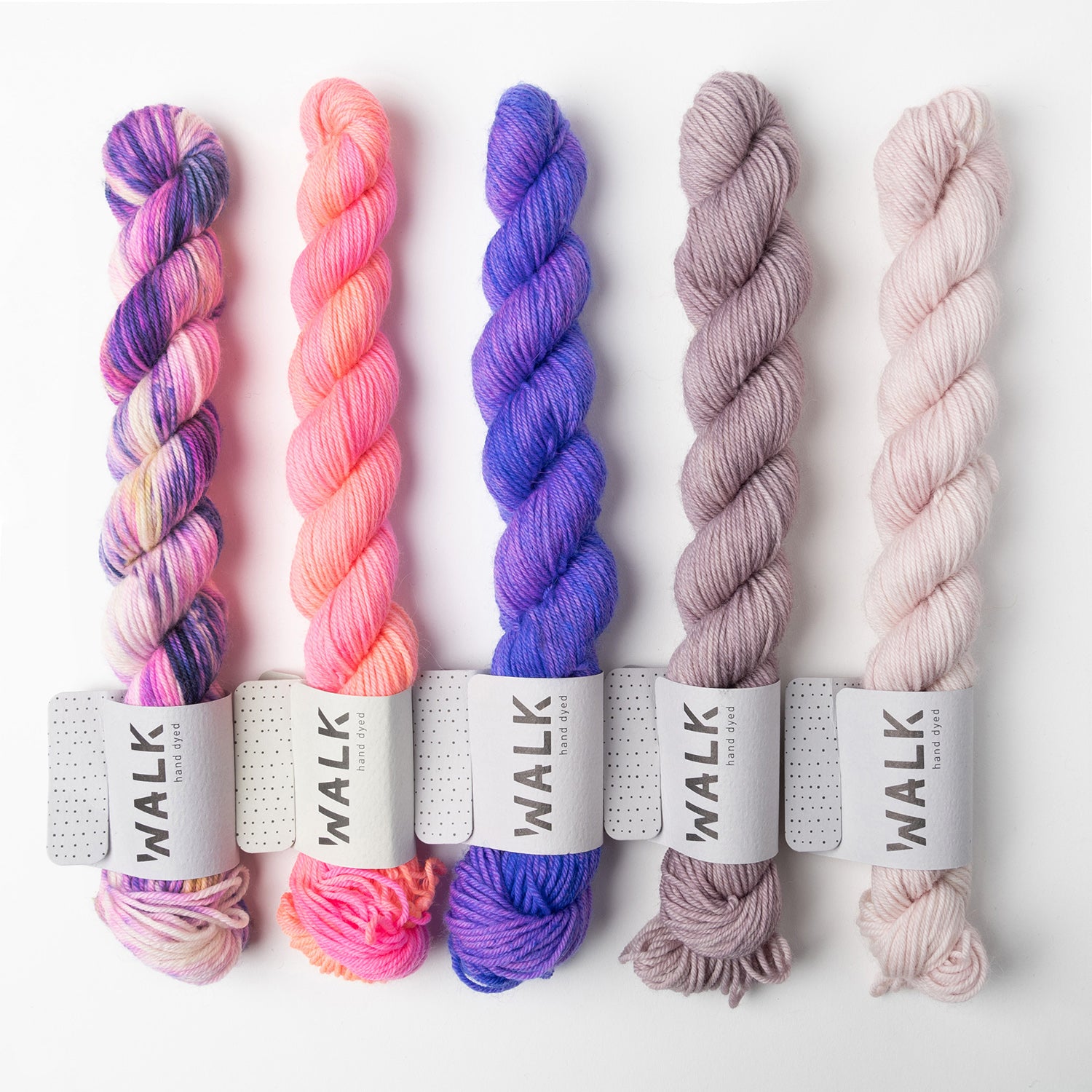 WALK Collection WESTKNITS KIT - IRIS MINIS purple pink Westknits Kits